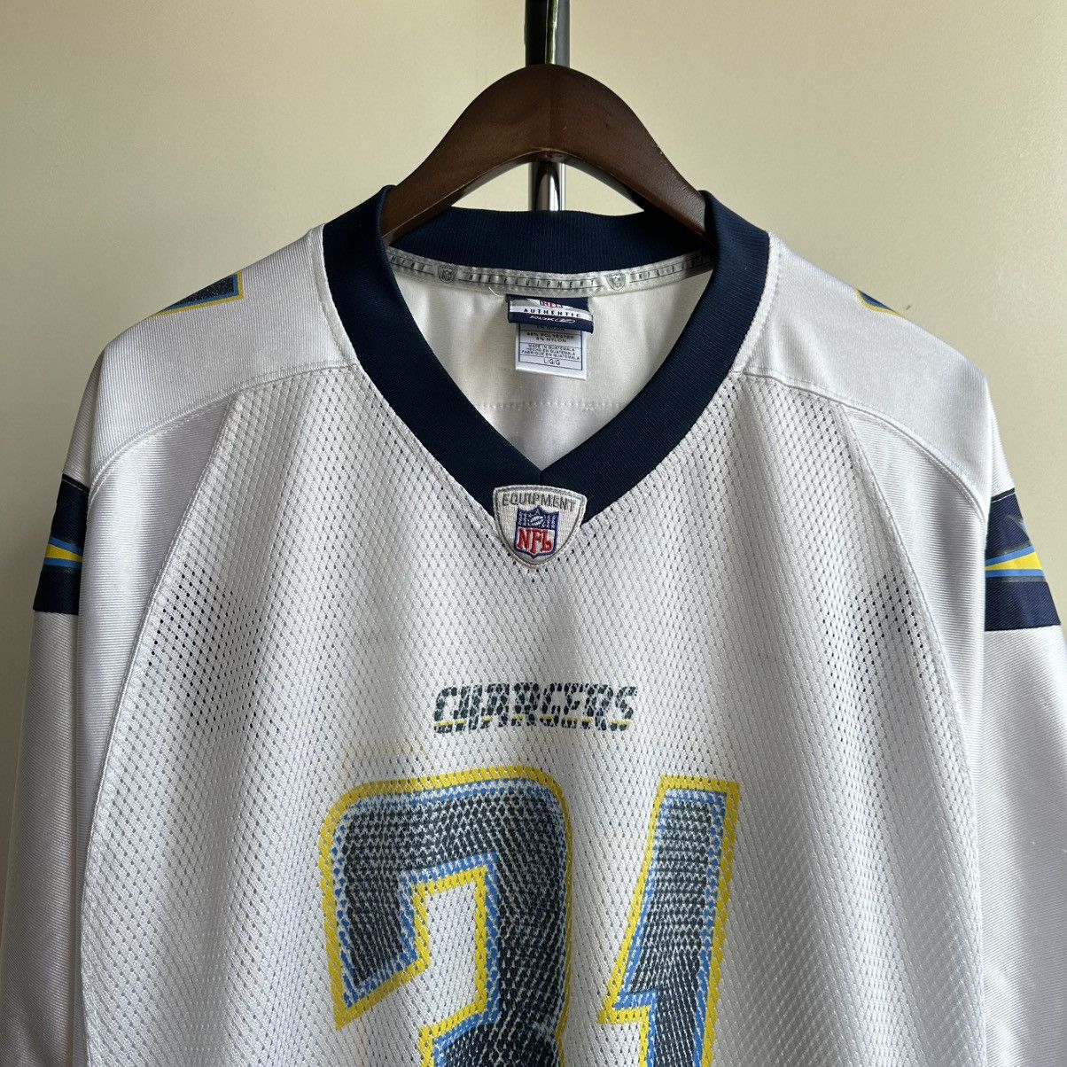 NFL × Reebok × Vintage Vintage San Diego Chargers Antonio Cromartie #31 NFL Jersey Size US L / EU 52-54 / 3 - 3 Thumbnail