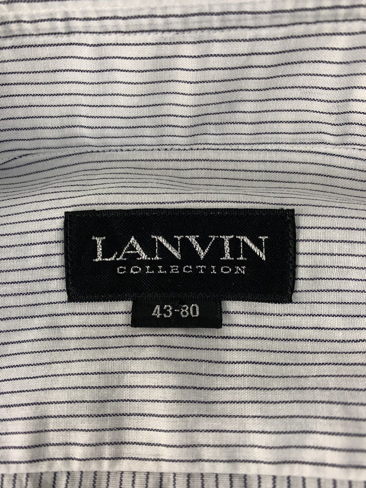 Lanvin Hype Lanvin Collection Striped Simple Button Up Office Wear Size US XL / EU 56 / 4 - 2 Thumbnail