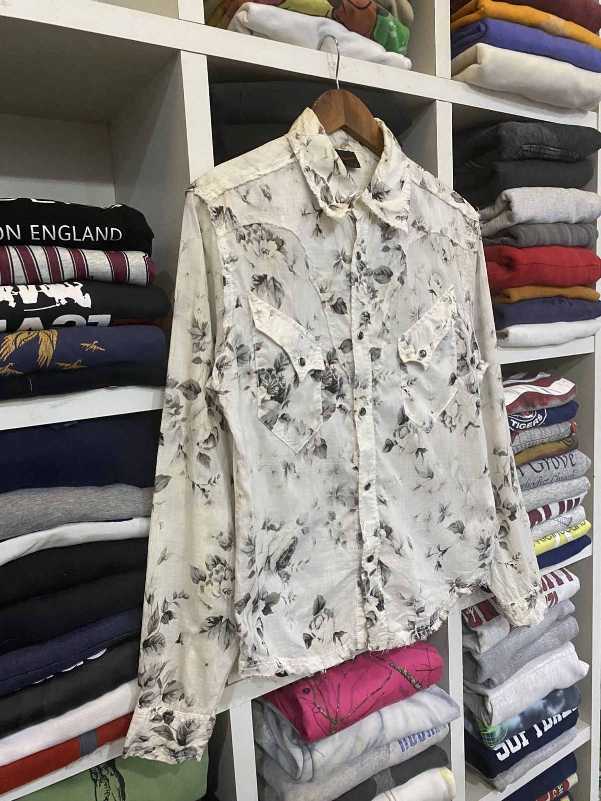 JACKROSE × Vintage Vintage Jackrose clip button shirt Size US S / EU 44-46 / 1 - 4 Thumbnail