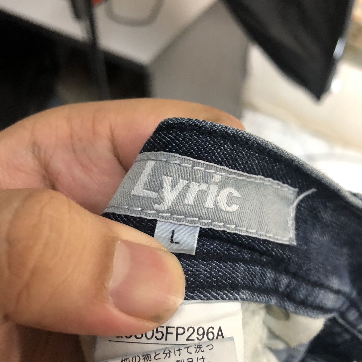 Japanese Brand DL Lyric utility Black Multipocket Denim Pants #A2070 Size US 33 - 22 Thumbnail