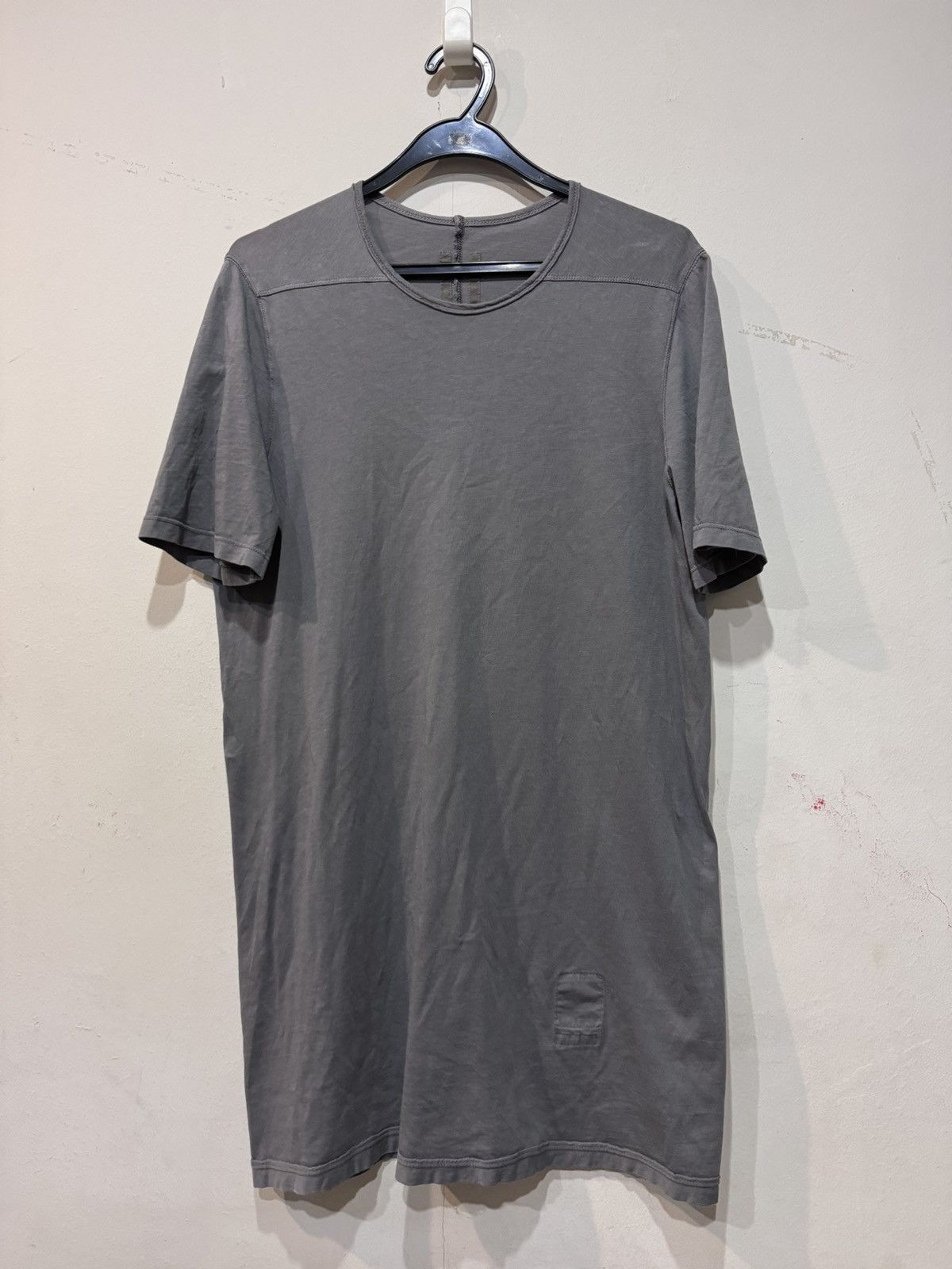 image of Rick Owens Drkshdw Drkshdw Level Tee in Grey, Men's (Size XS)