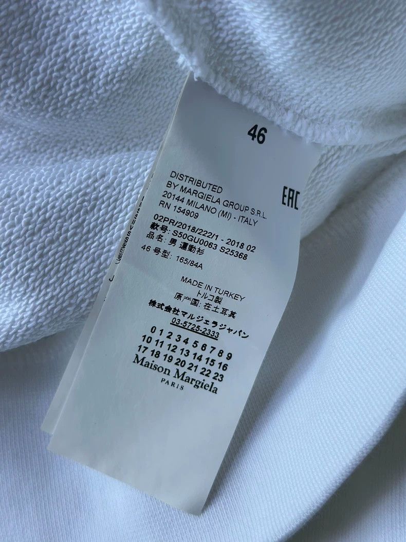 Maison Margiela Maison Margiela Whiteboard sweatshirt Size US S / EU 44-46 / 1 - 2 Thumbnail