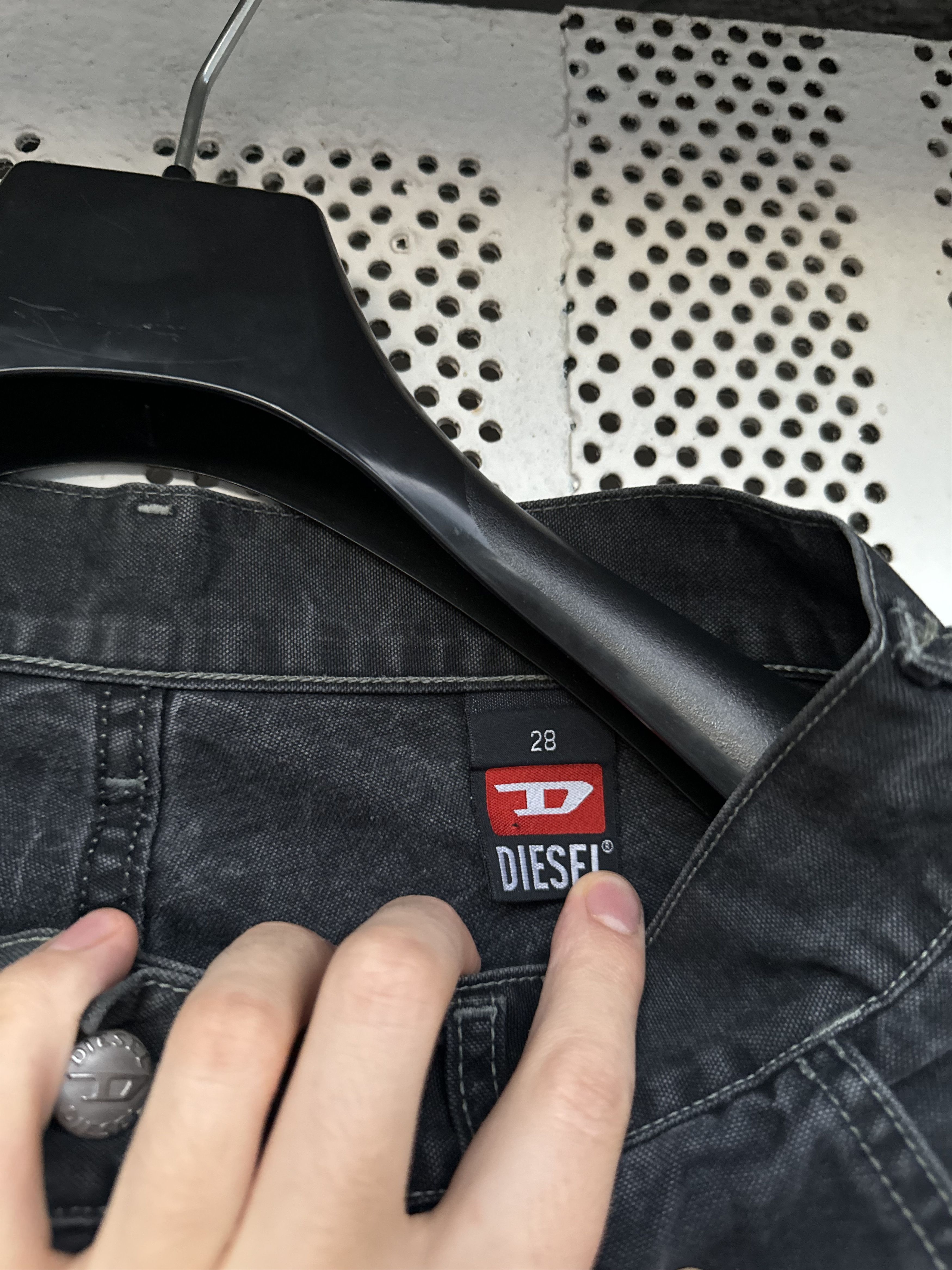 Diesel × Vintage Vintage Diesel Baggy Pants Black Size US 28 / EU 44 - 7 Thumbnail