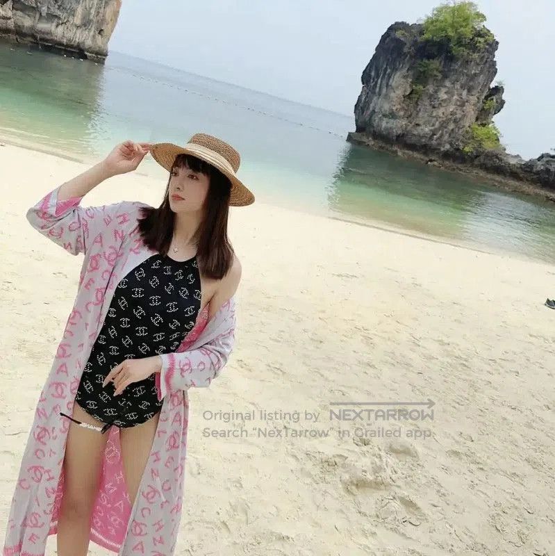 Chanel Chanel Pink Women's Cardigan with Logo Design . Size M / US 6-8 / IT 42-44 - 5 Thumbnail