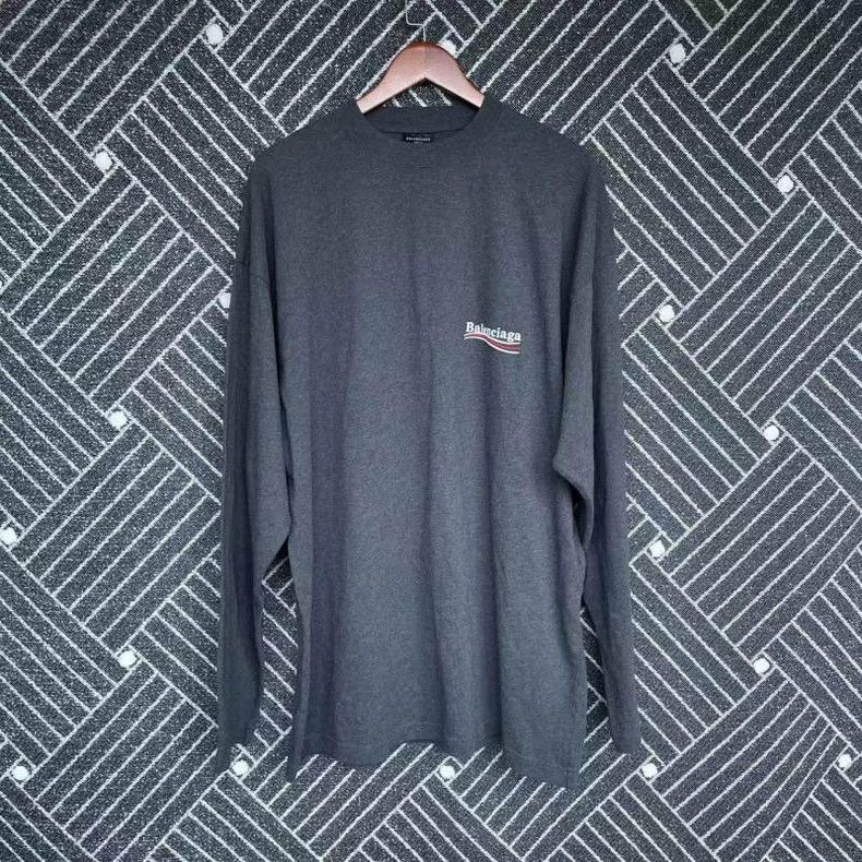 Balenciaga Balenciaga Coke Long Sleeve T-Shirt Size US M / EU 48-50 / 2 - 1 Thumbnail