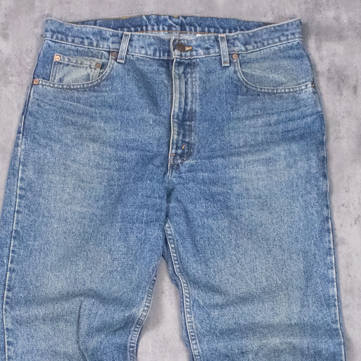Levi's Vintage Clothing Vintage 1990s Levis 512 Midwash Baggy Relax Fit Denim Pants Size US 34 / EU 50 - 5 Thumbnail