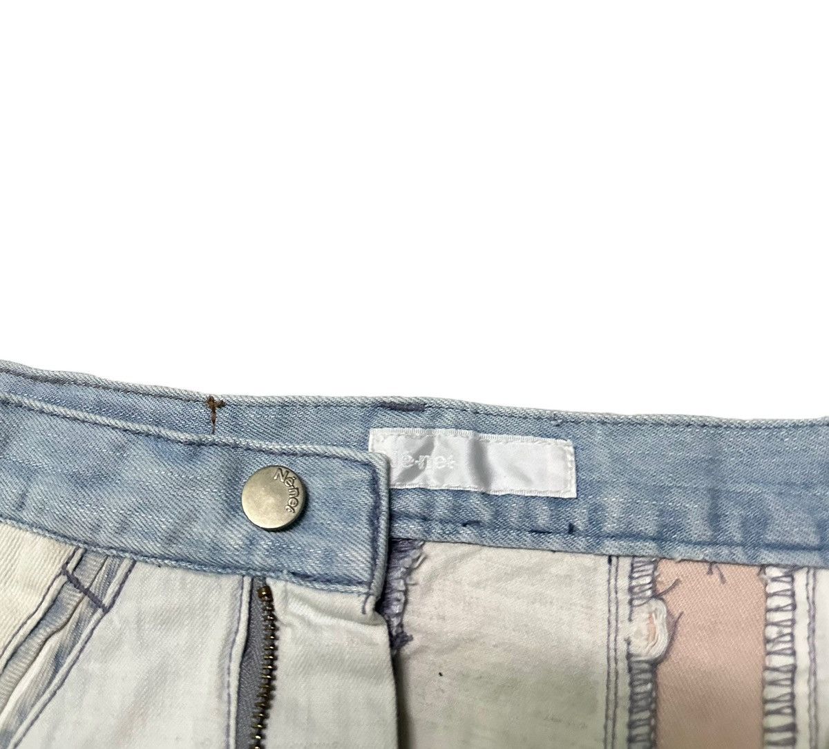 Ne-Net Ne-net Issey Miyake patchwork denim harem pants Size US 28 / EU 44 - 6 Thumbnail