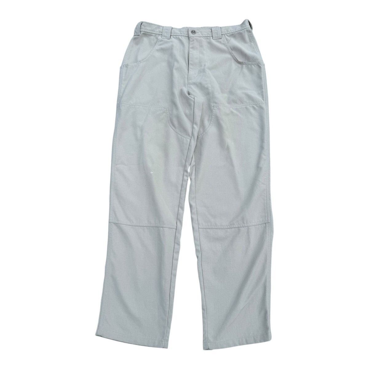 L.L. Bean Vintage L.L.Bean Canvas Workwear Utility Pants Tan 36x32 Size US 36 / EU 52 - 1 Thumbnail