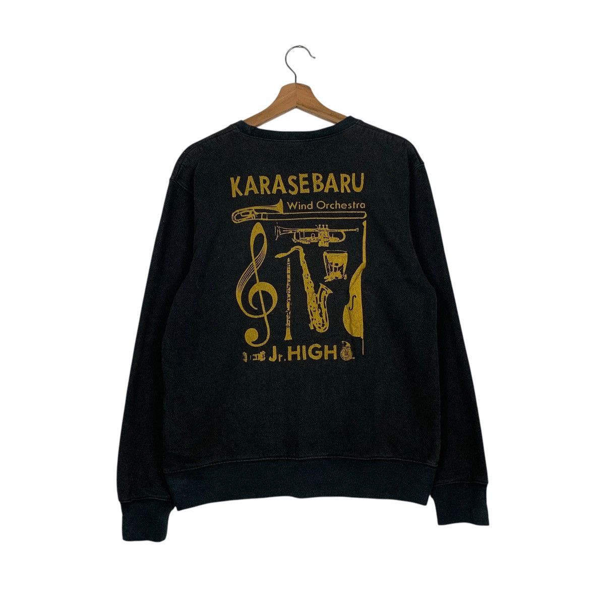 Japanese Brand KARASEBARU Wind Orchestra Graphics Sweatshirt #1981-C86 Size US M / EU 48-50 / 2 - 1 Thumbnail
