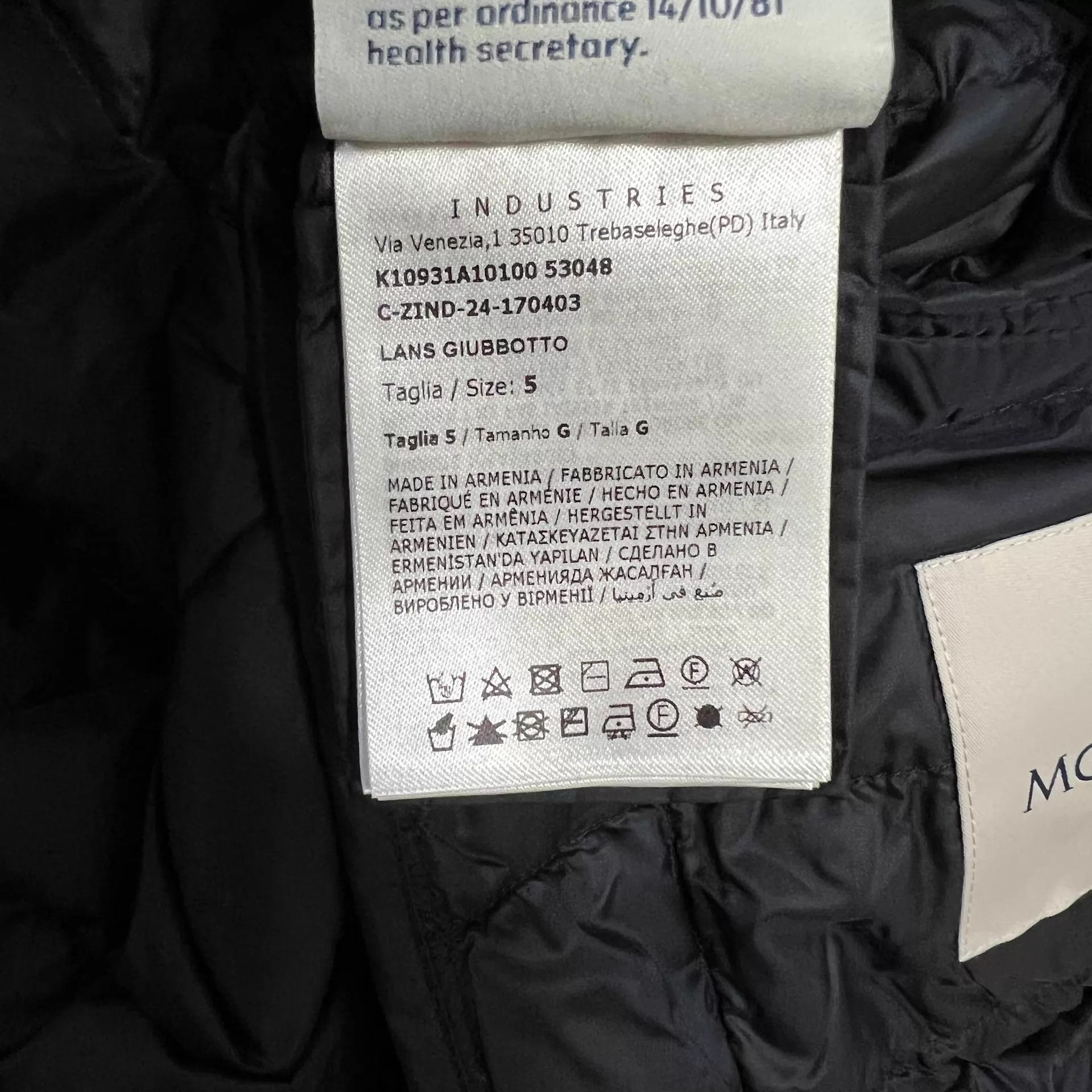 Moncler Moncler Lans Midnight Blue Down Jkt 5 New w/ Tags Size US XXL / EU 58 / 5 - 8 Thumbnail