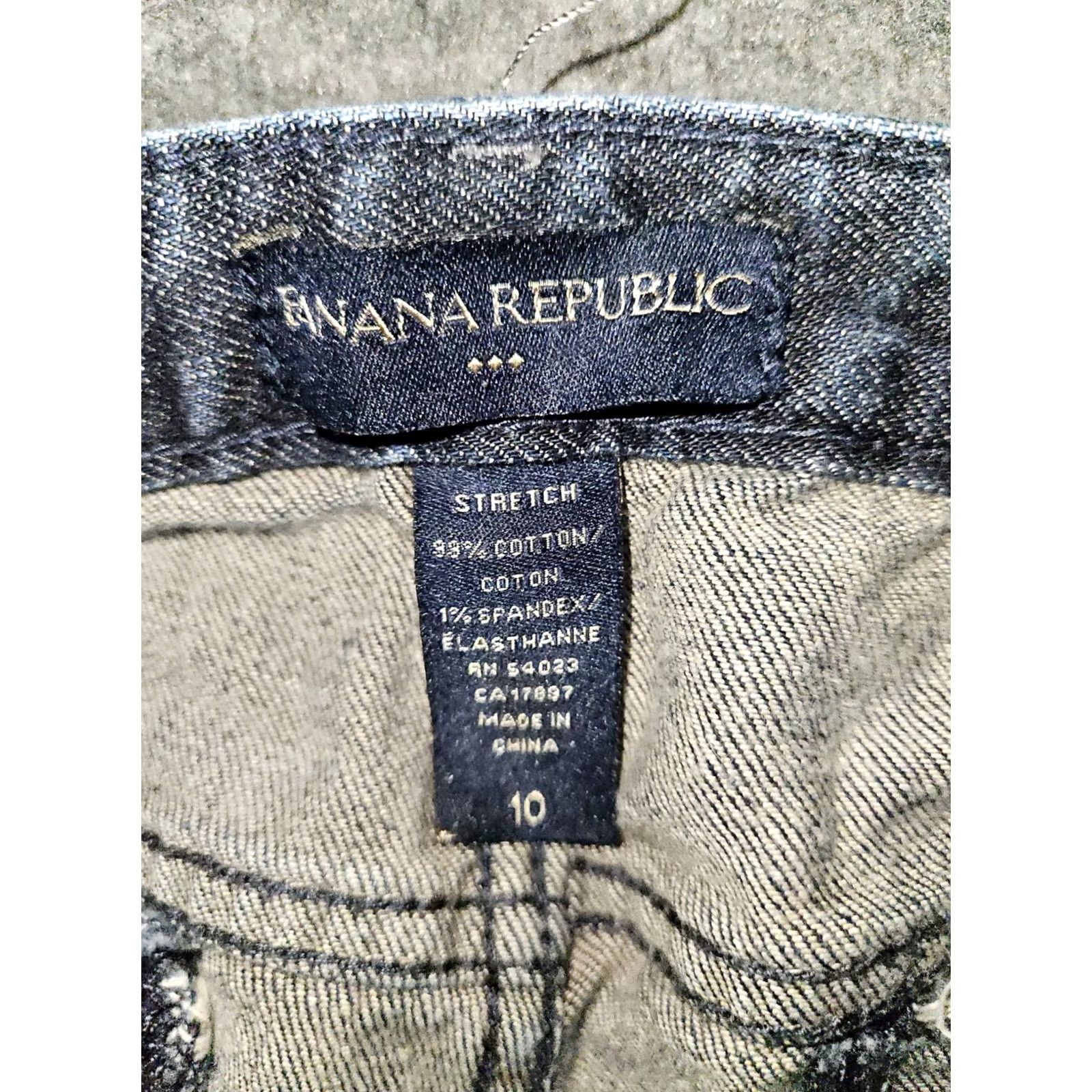 Banana Republic Banana Republic Jeans Women's 10 Bootcut Dark Blue Denim Low Rise 31 Inseam Stretch Pockets 90s Preppy Vintage Style Womens Size 32" / US 10 / IT 46 - 2 Thumbnail