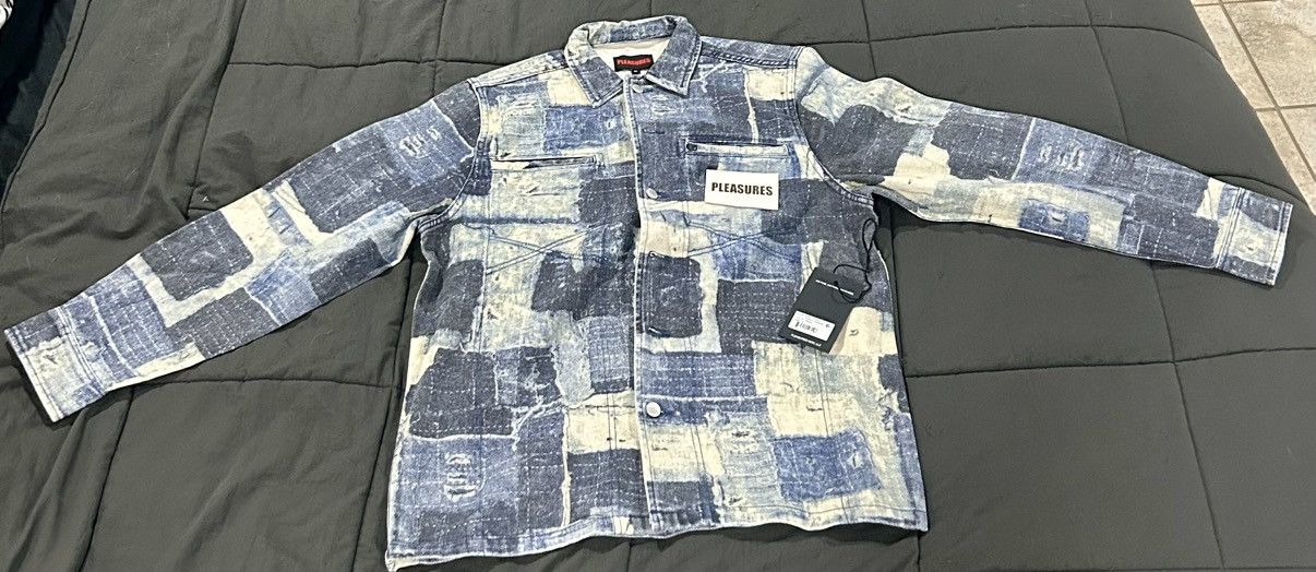 Pleasures PLEASURES Boro Work Jacket – Indigo Size US M / EU 48-50 / 2 - 1 Thumbnail