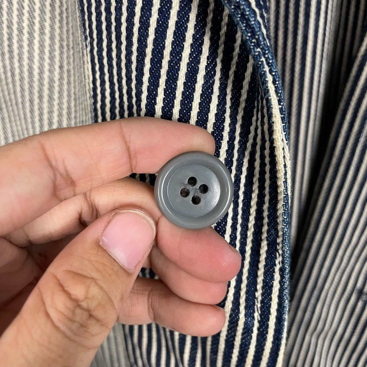 Comme des Garcons Homme Plus Comme Des Garcons Homme Plus Stripe Reverse Jacket Size US S / EU 44-46 / 1 - 14 Thumbnail
