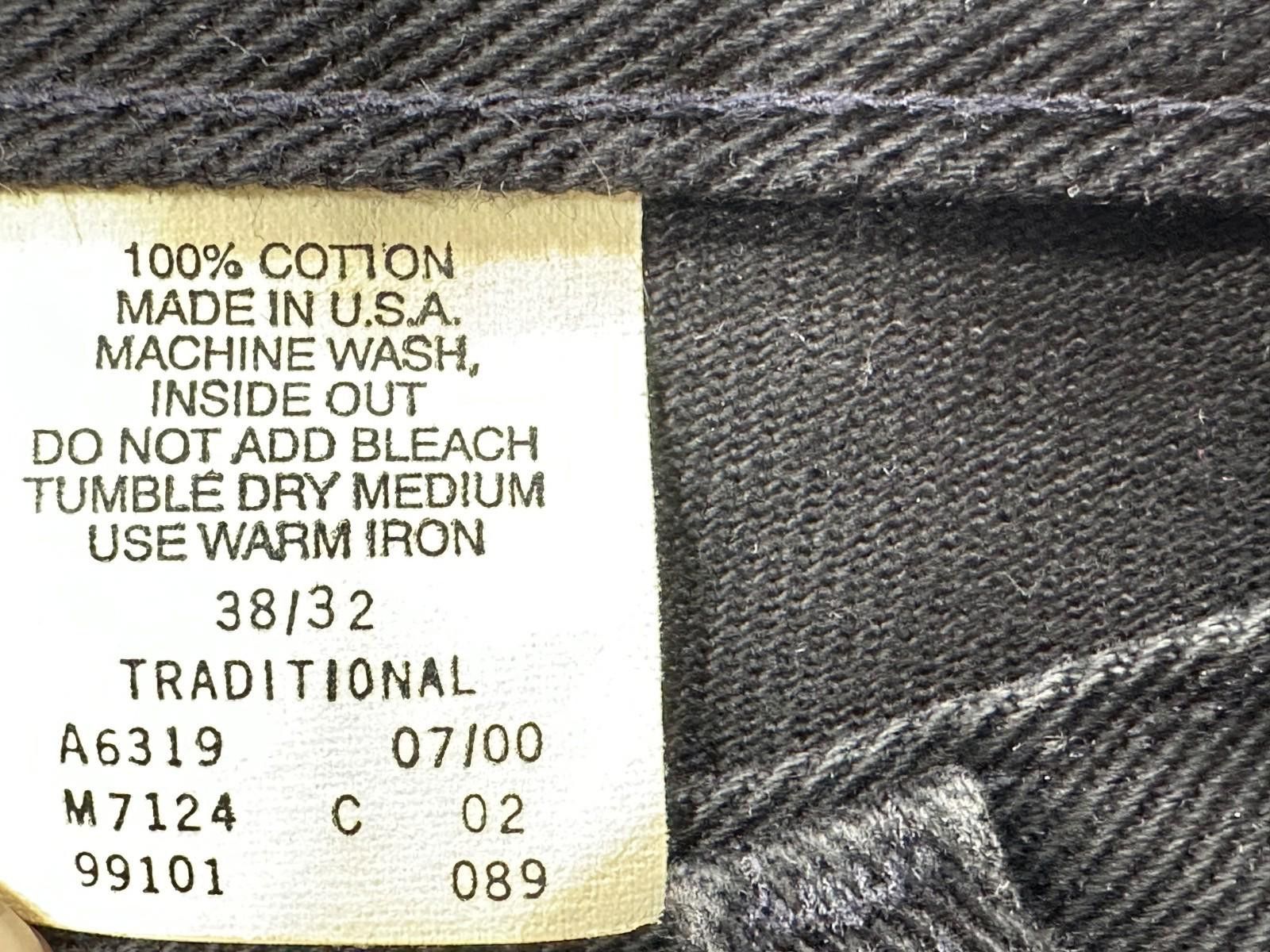 Harley Davidson Harley Davidson Vintage Straight Denim Jeans Black Men 38/32 Size US 38 / EU 54 - 8 Thumbnail