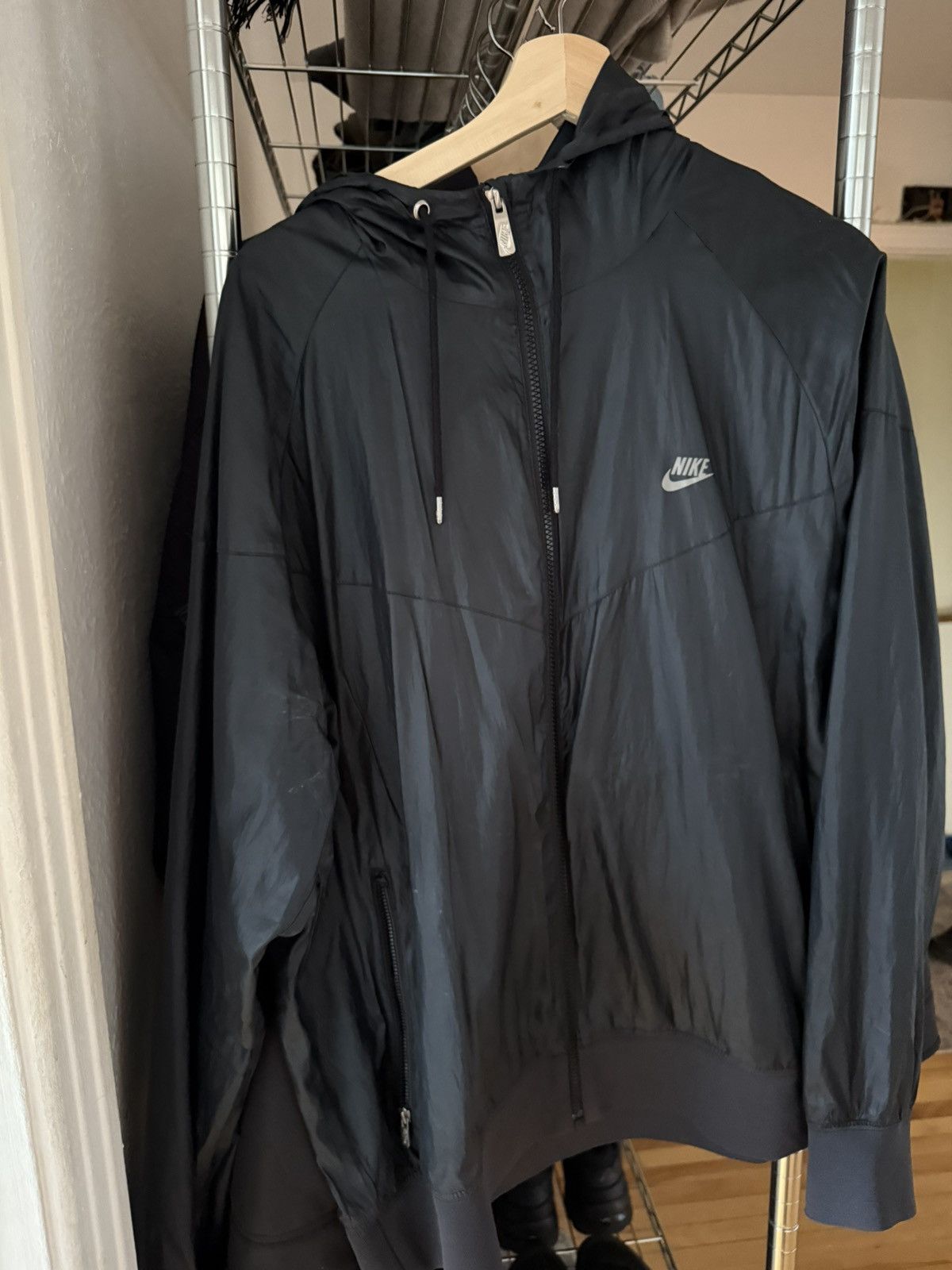 Kith × Nike Kith Nike Big Swoosh Animal Track Jacket | Grailed