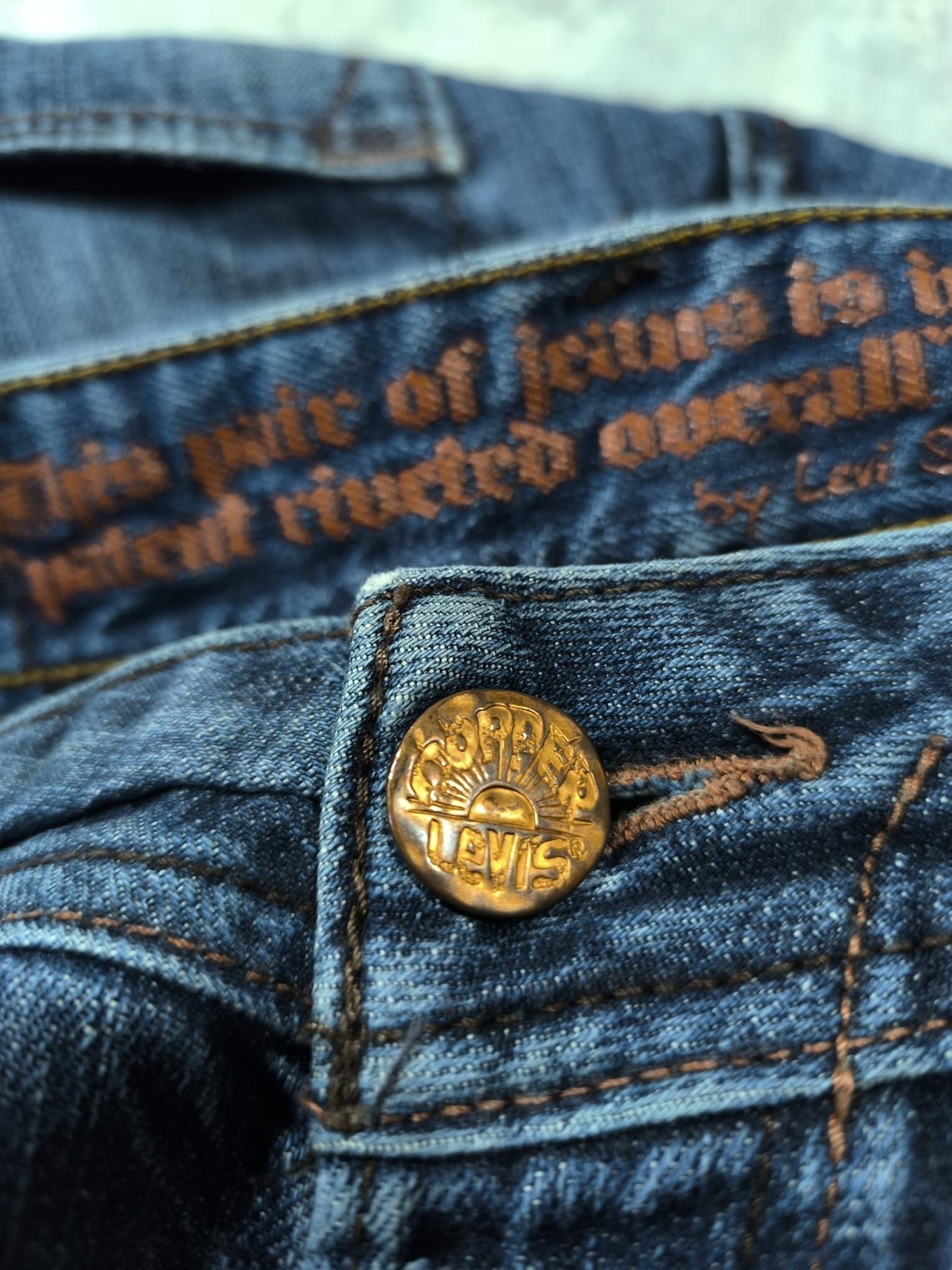 Levi's vtg levis copper edition jeans rare 30x32 distressed Size 30" / US 8 / IT 44 - 5 Thumbnail