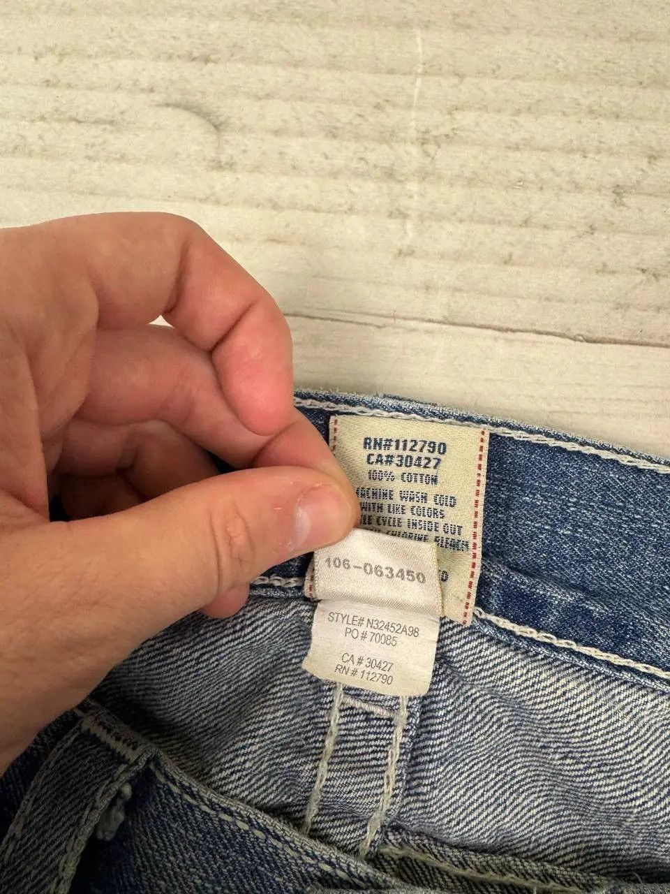 True Religion Vintage True Religion Ricky Baggy Denim Jeans 90s Y2K Size US 36 / EU 52 - 12 Thumbnail