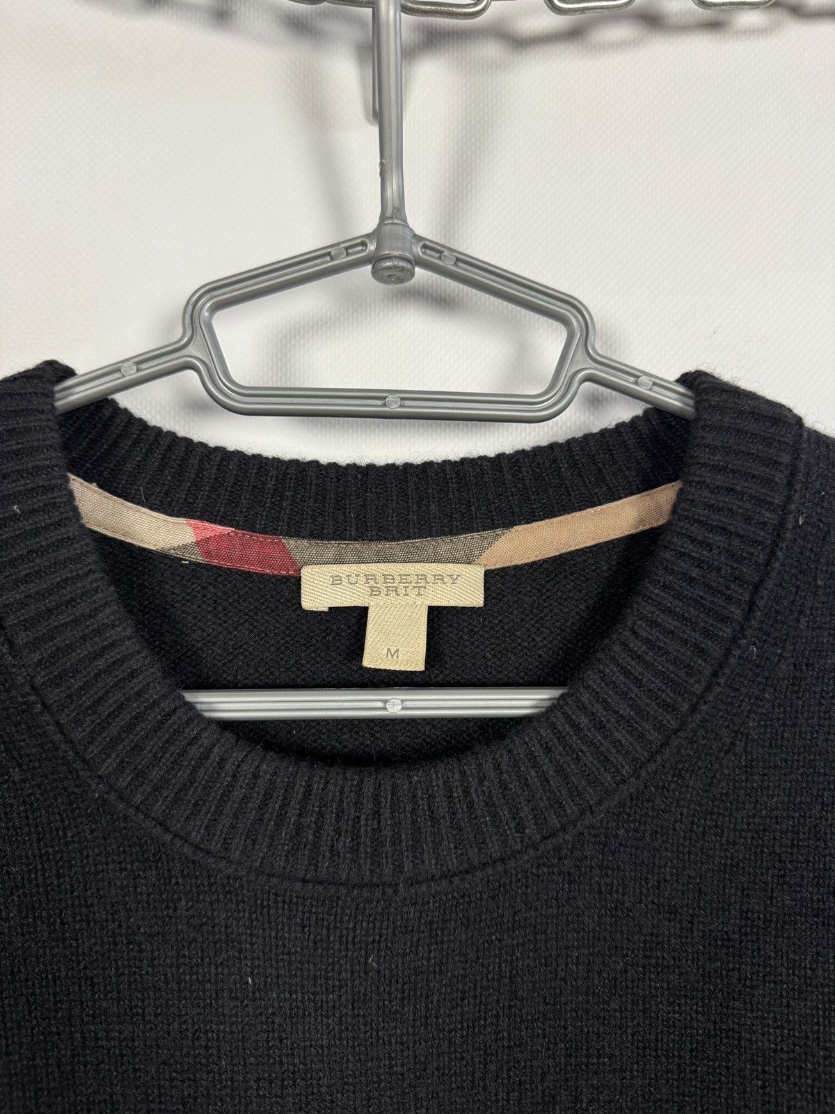Burberry Burberry London Cashmere Sweater Black Elbow Patches Size M Size US M / EU 48-50 / 2 - 9 Thumbnail