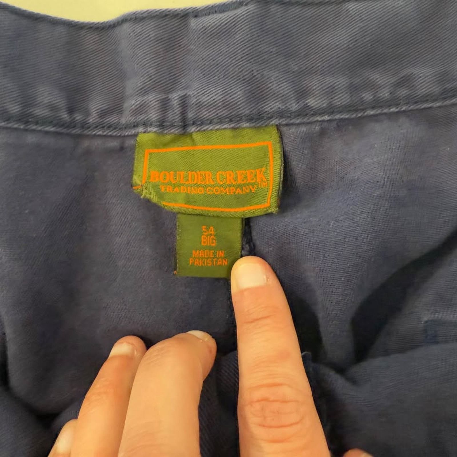 Boulder Creek Boulder Creek Navy Blue Cargo Shorts Men’s Size Big 54 Size US 38 / EU 54 - 3 Thumbnail