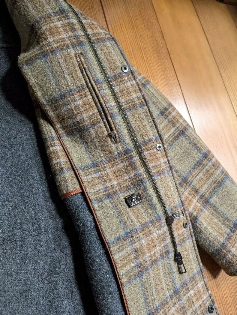 Loro Piana LORO PIANA Men's cashmere check coat Size US M / EU 48-50 / 2 - 5 Thumbnail