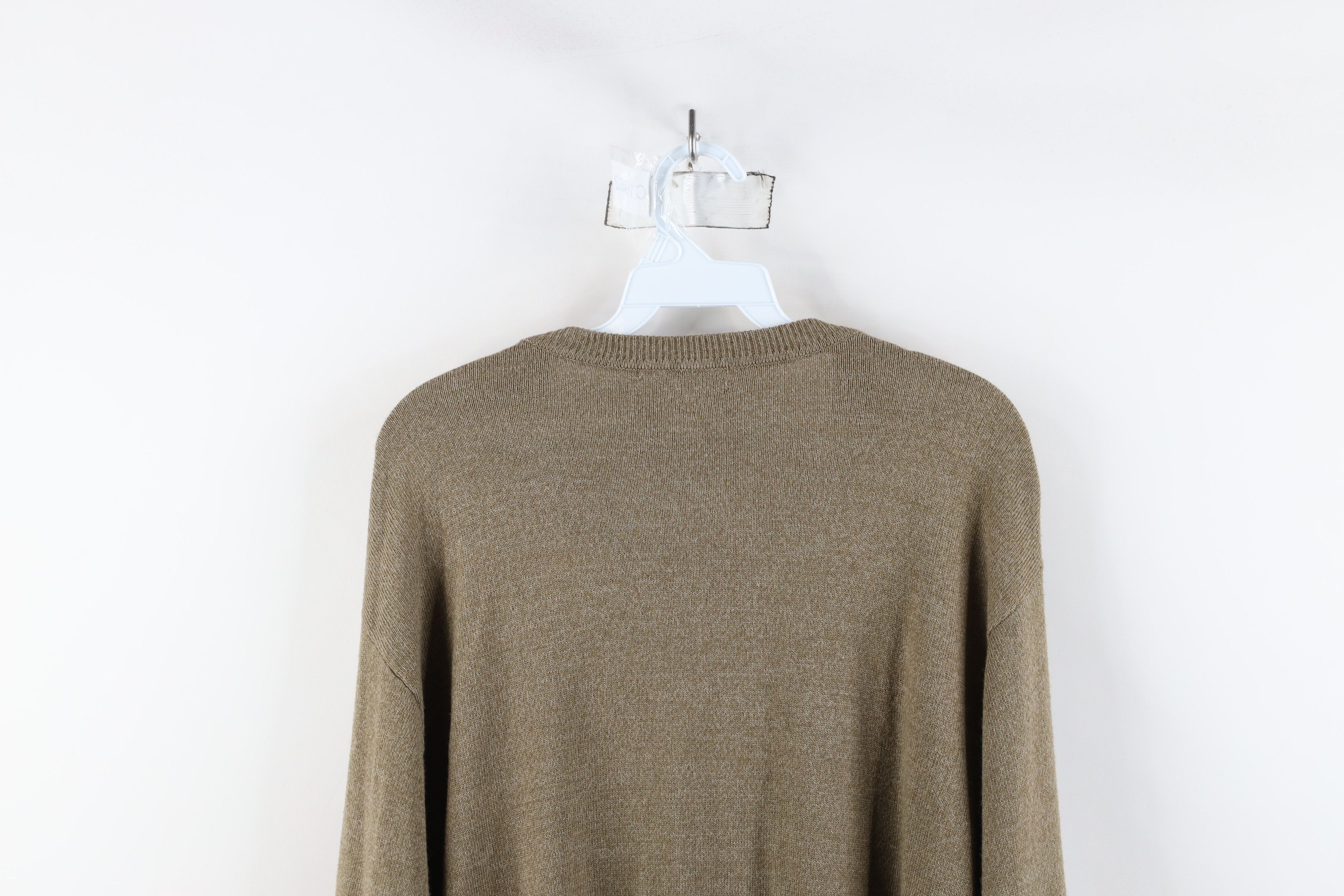 Vintage Vintage 90s Streetwear Patchwork Knit Crewneck Sweater Size US XXL / EU 58 / 5 - 9 Thumbnail
