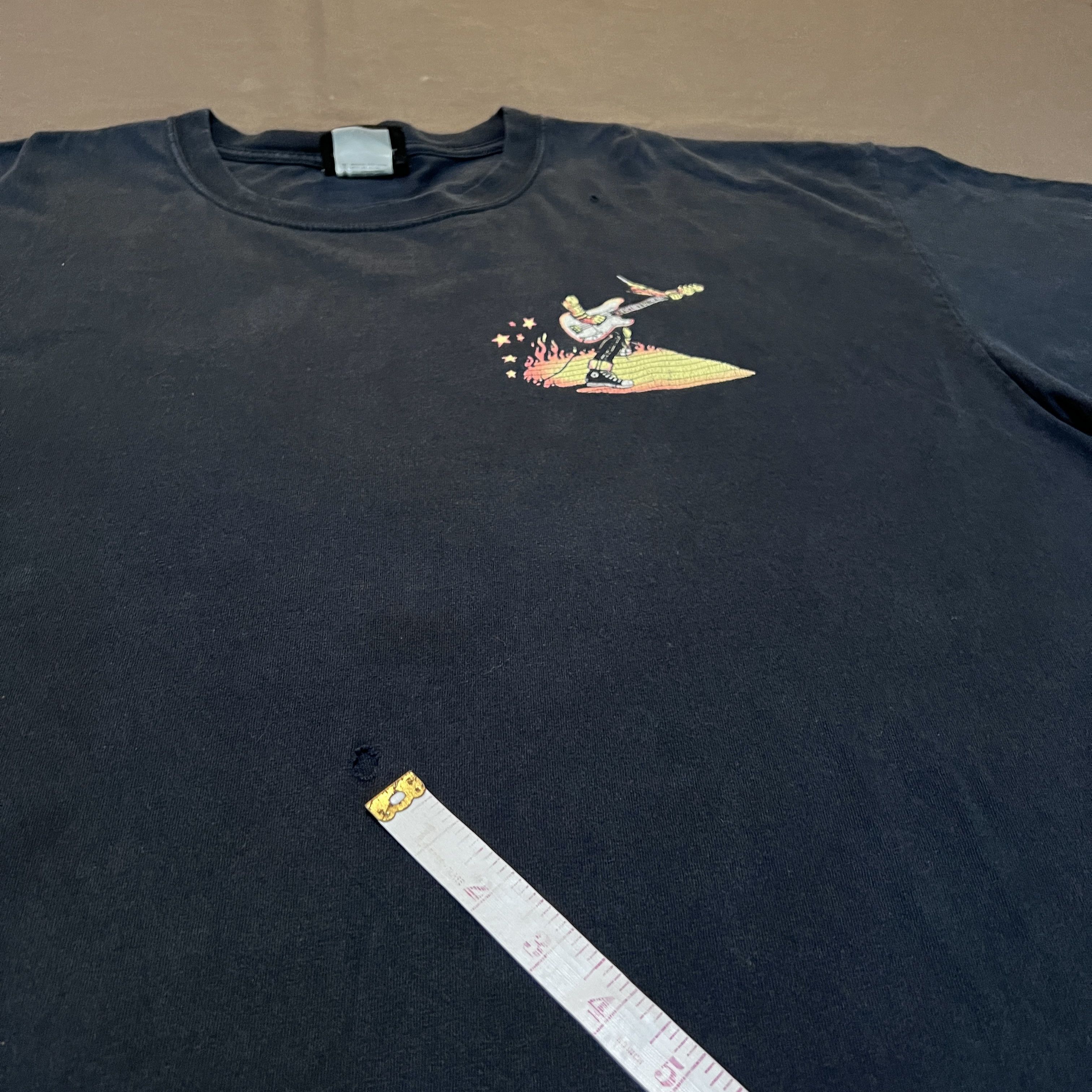 Band Tees × Vintage Vintage Y2K Fender Precision Bass Guitar Promo Tee 2XL Faded Size US XXL / EU 58 / 5 - 11 Thumbnail