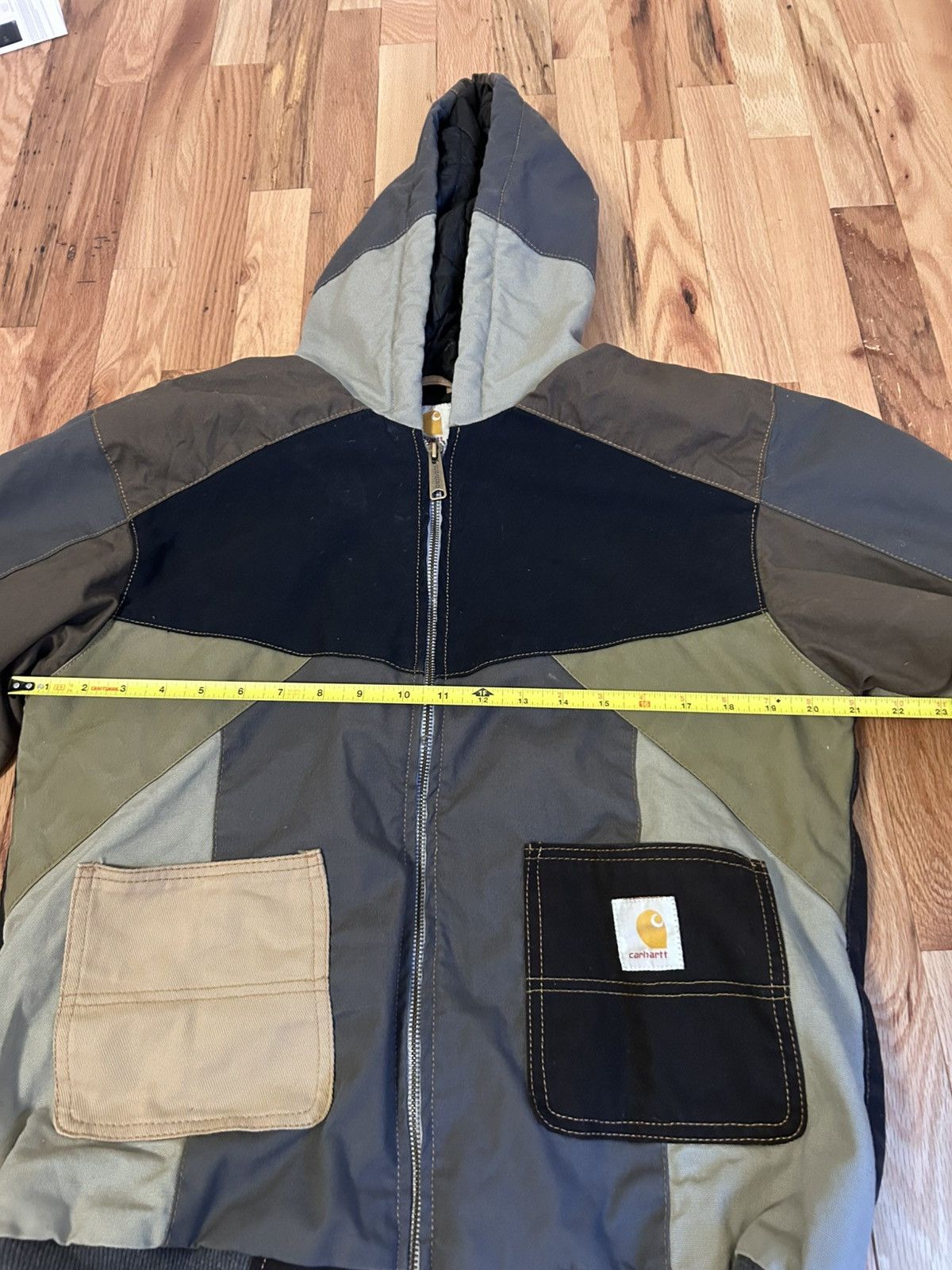 Carhartt Patchwork bomber colorblock Jacket Size US M / EU 48-50 / 2 - 5 Thumbnail