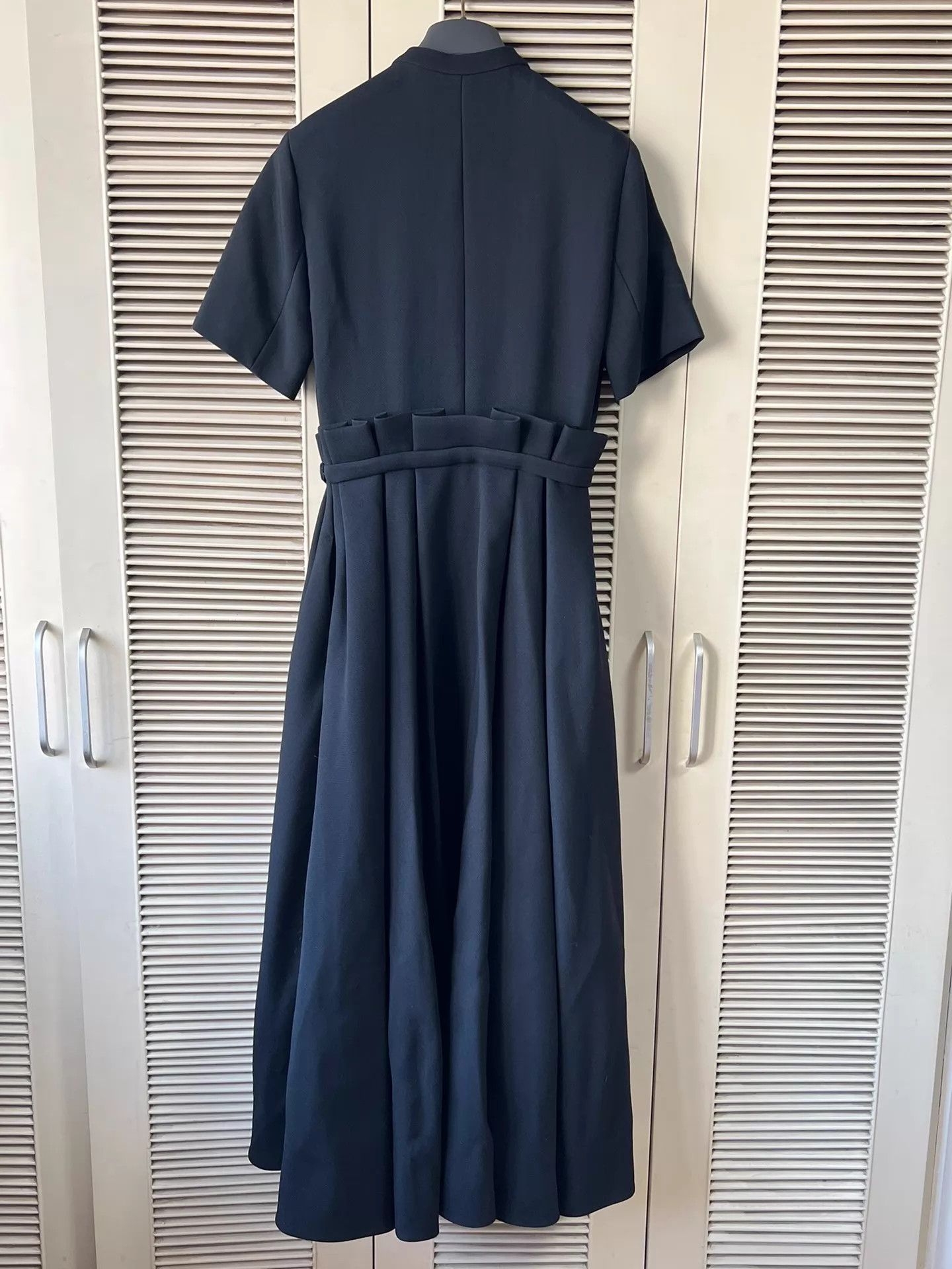 Dior Dior black waist-cinched gold star button 36 dress Size XS / US 0-2 / IT 36-38 - 2 Thumbnail