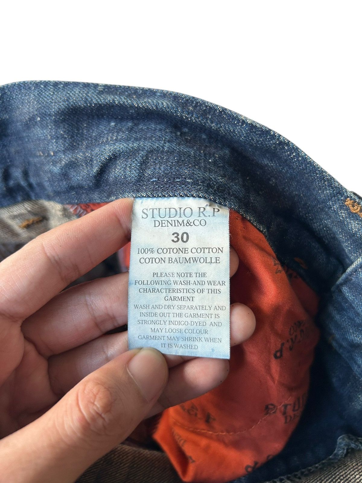 Japanese Brand × Kapital × Vintage Rusty Skull Japanese Brand Studio R.P Denim Jeans Size US 32 / EU 48 - 12 Thumbnail