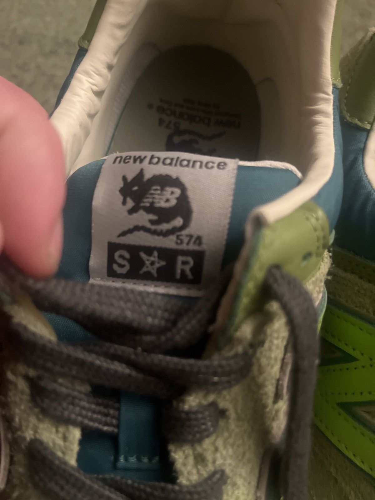 New Balance × Stray Rats New Balance x Stray Rats 574 Classic Green/Purple Size US 10.5 / EU 43-44 - 6 Thumbnail