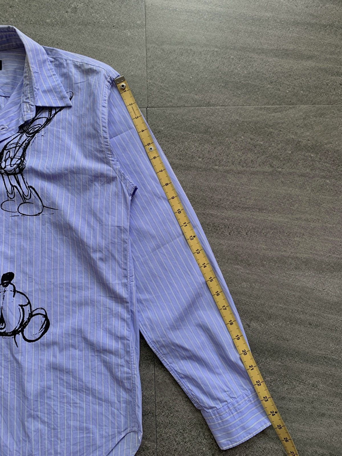 Comme des Garcons Homme Deux FREE TAX! Disney Mickey Mouse Collabs Ls Shirt Size US M / EU 48-50 / 2 - 13 Thumbnail
