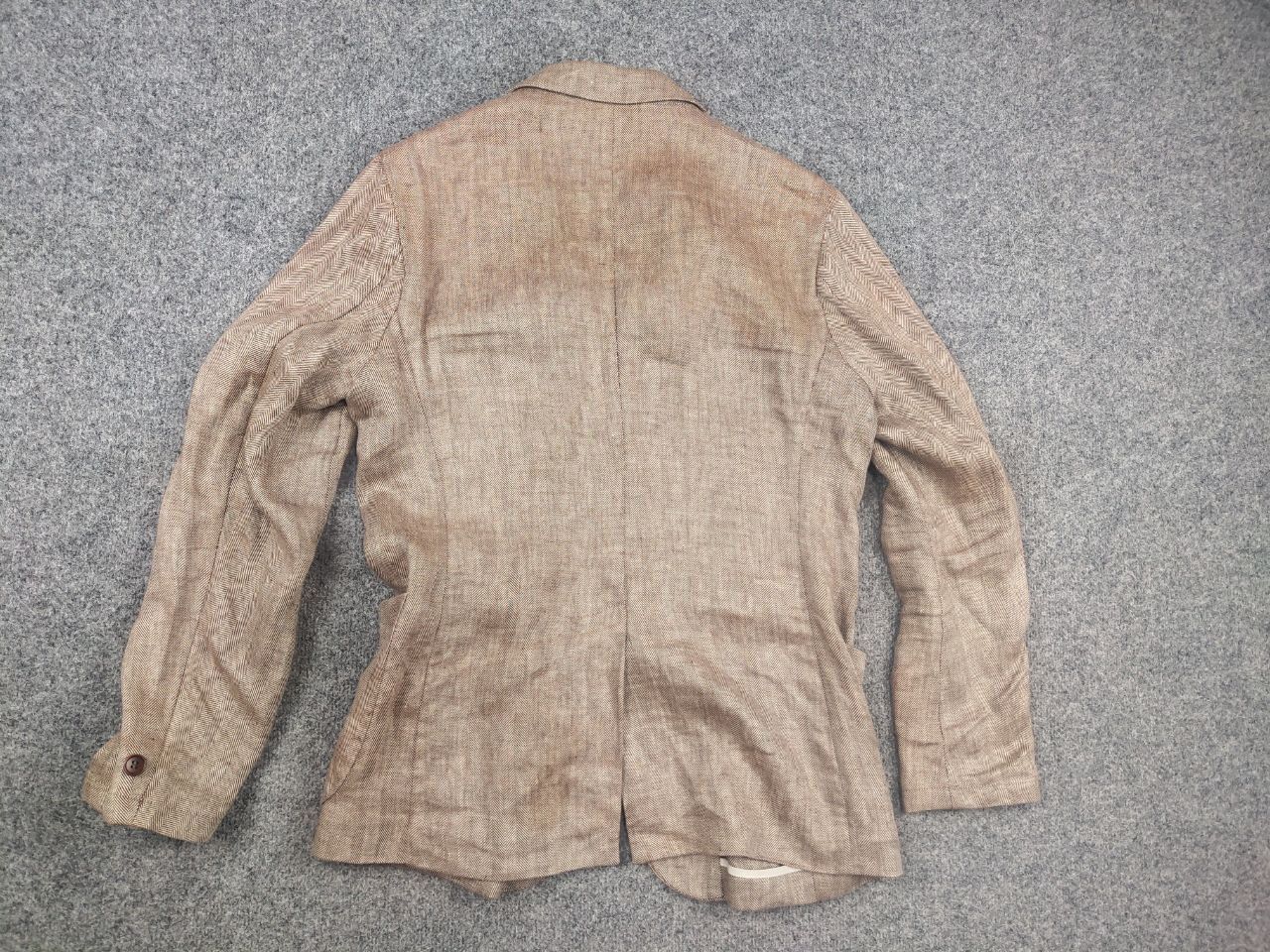 Other Luis Trenker Design textured hemp herringbone Blazer Jacket Size US L / EU 52-54 / 3 - 9 Thumbnail