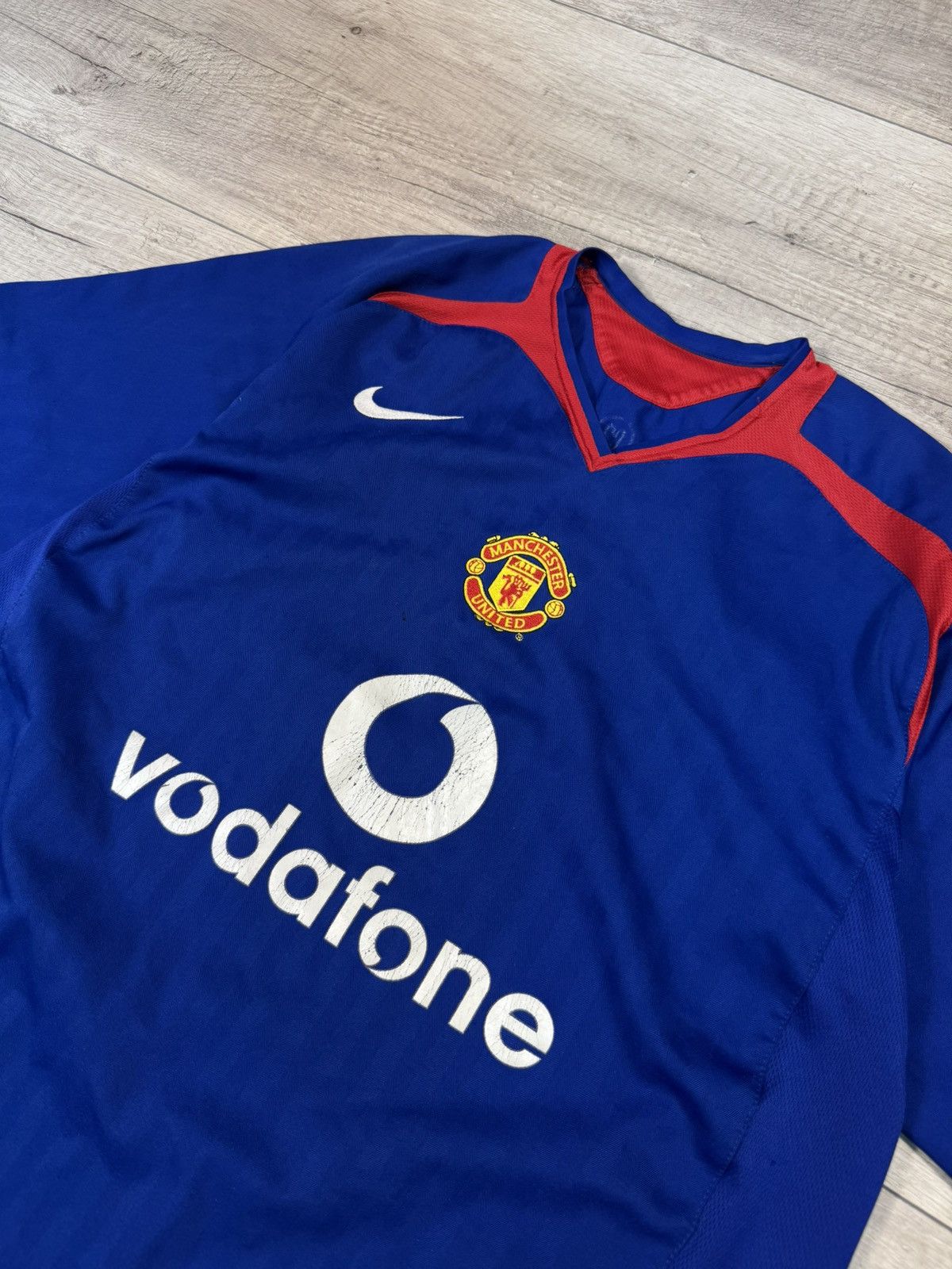 Nike Manchester United Away football 2005 2006 Soccer Nike Jersey Size US M / EU 48-50 / 2 - 2 Thumbnail