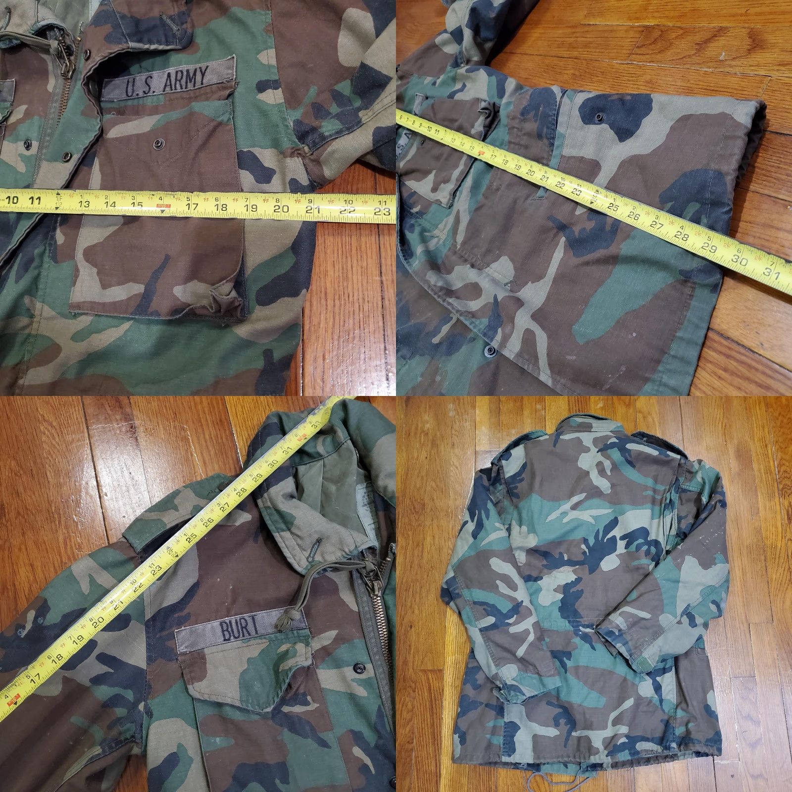 Vintage VINTAGE John Ownbey Company Jacket Mens Small Woodland Camo M65 Field Coat 80s Size US S / EU 44-46 / 1 - 8 Thumbnail