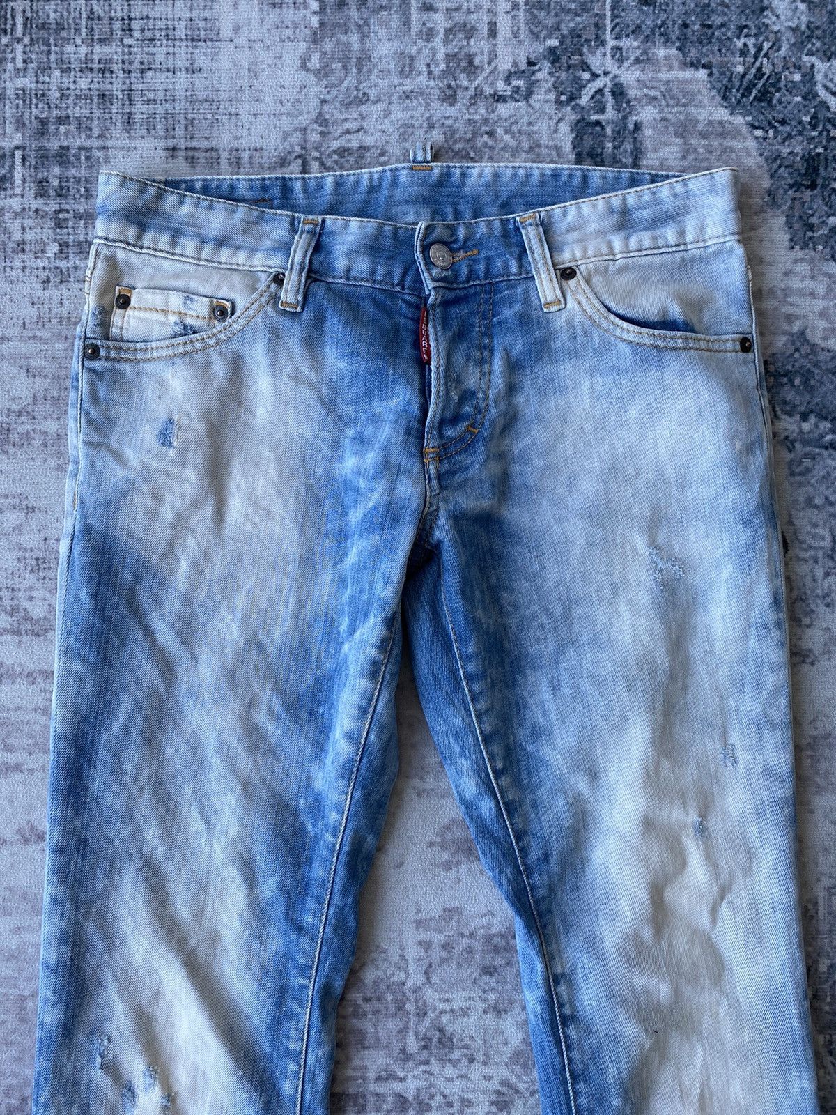 Dsquared2 Dsquared2 Bleached Distressed Jeans Size 30" / US 8 / IT 44 - 3 Thumbnail