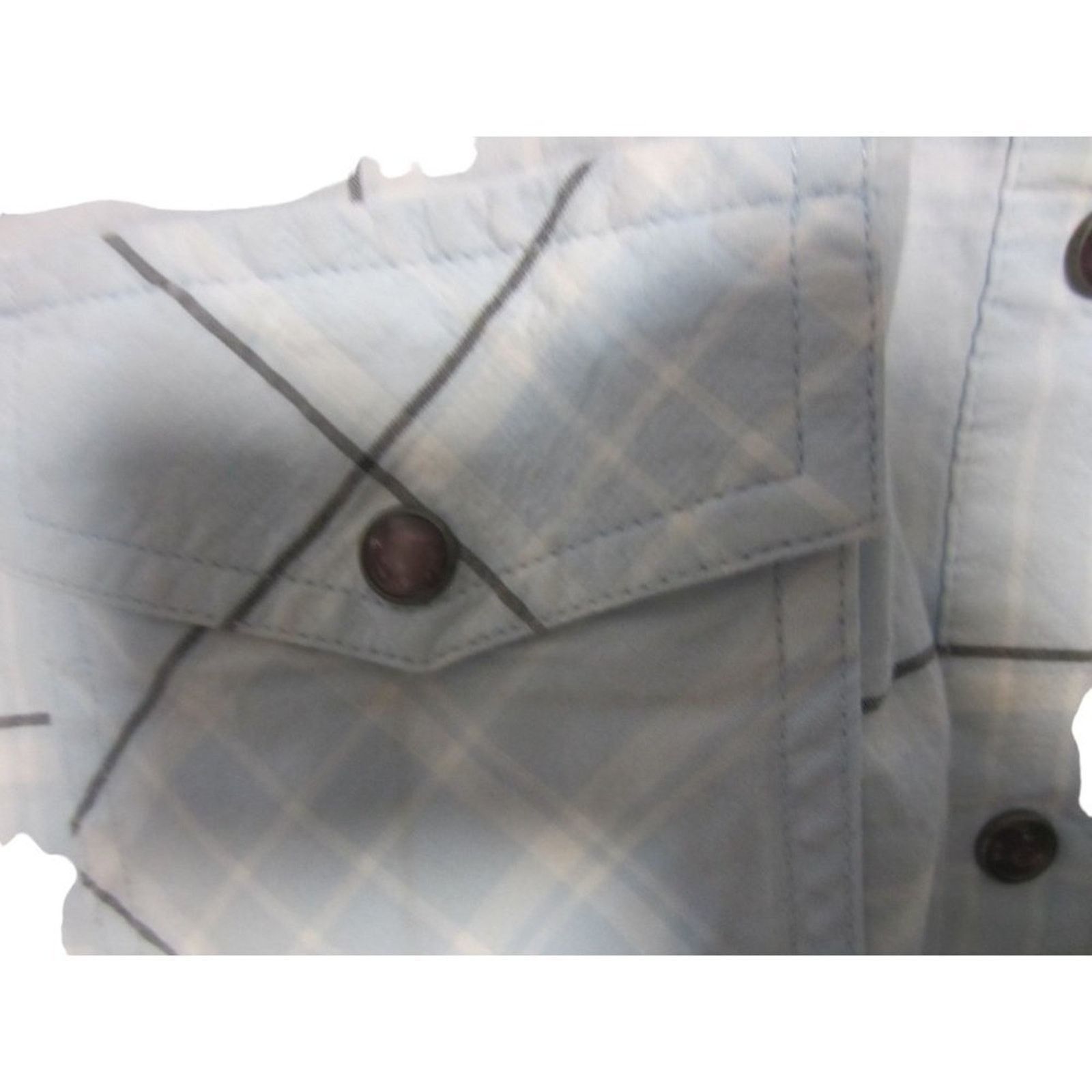 Other Vintage Western Plaid Snap Button Shirt Blue Rockies XL Size US XL / EU 56 / 4 - 4 Thumbnail