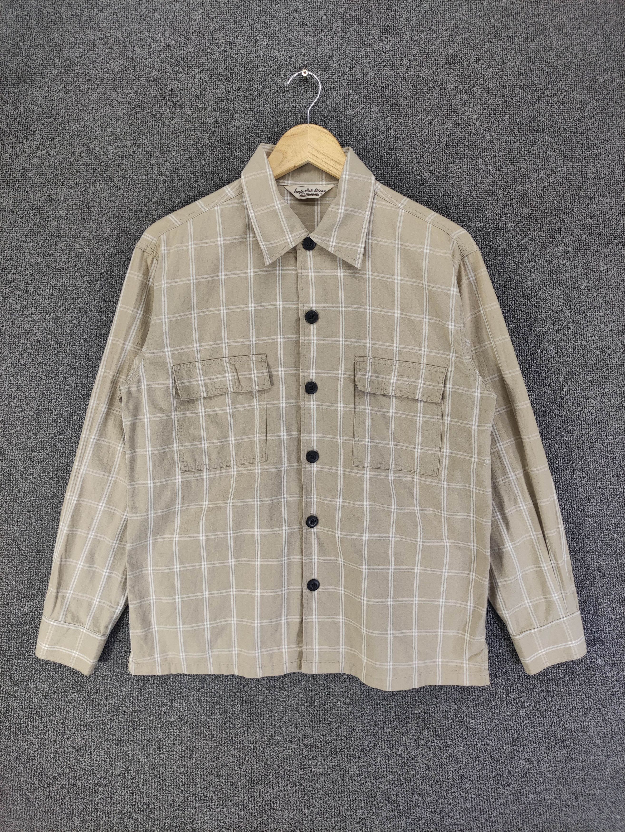Japanese Brand Vintage Impewal Wear Shirt Button Up Long Sleeve Size US M / EU 48-50 / 2 - 1 Thumbnail