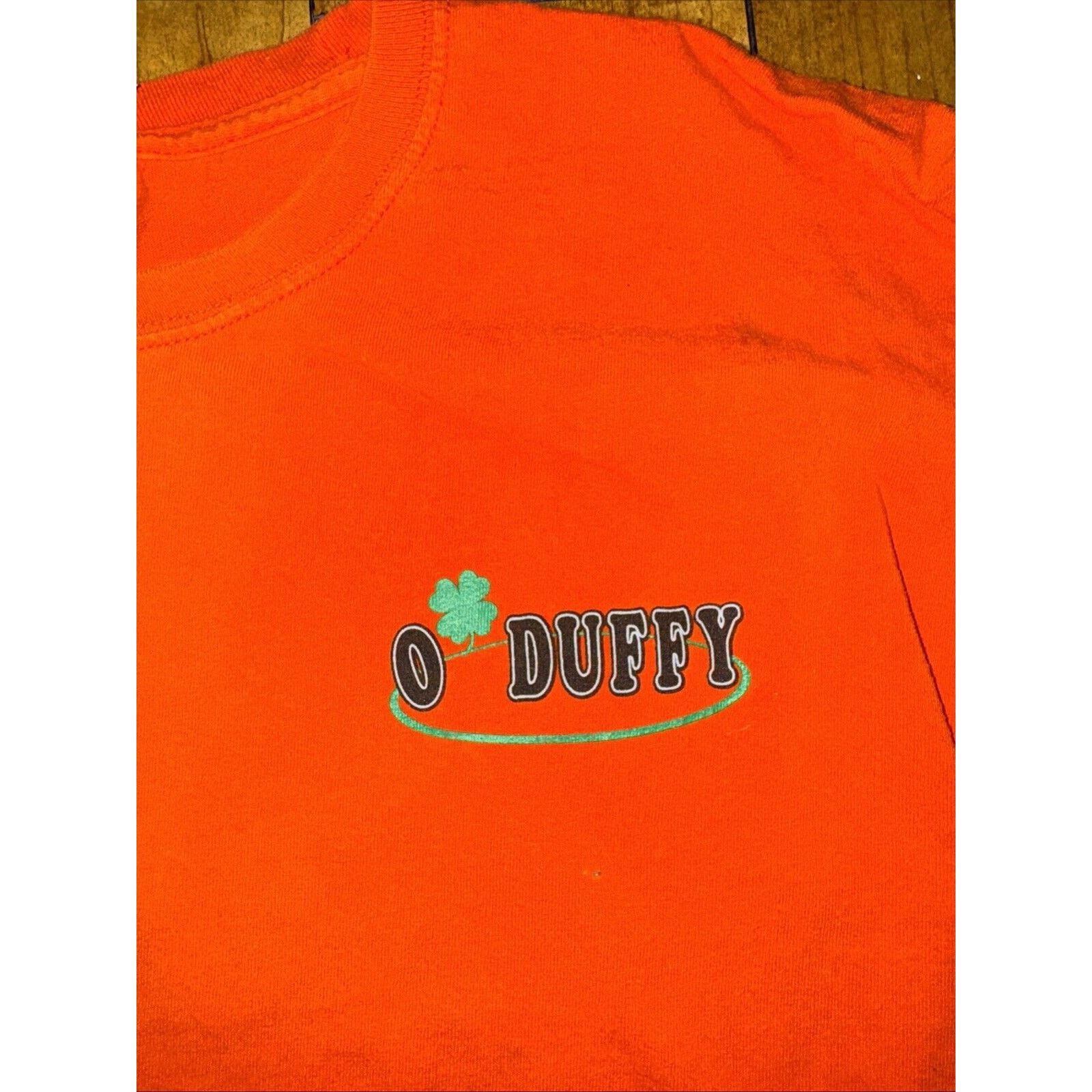 Vintage Y2K Style Long Sleeve T-Shirt Orange XL Barbwire Grunge Size US XL / EU 56 / 4 - 6 Thumbnail