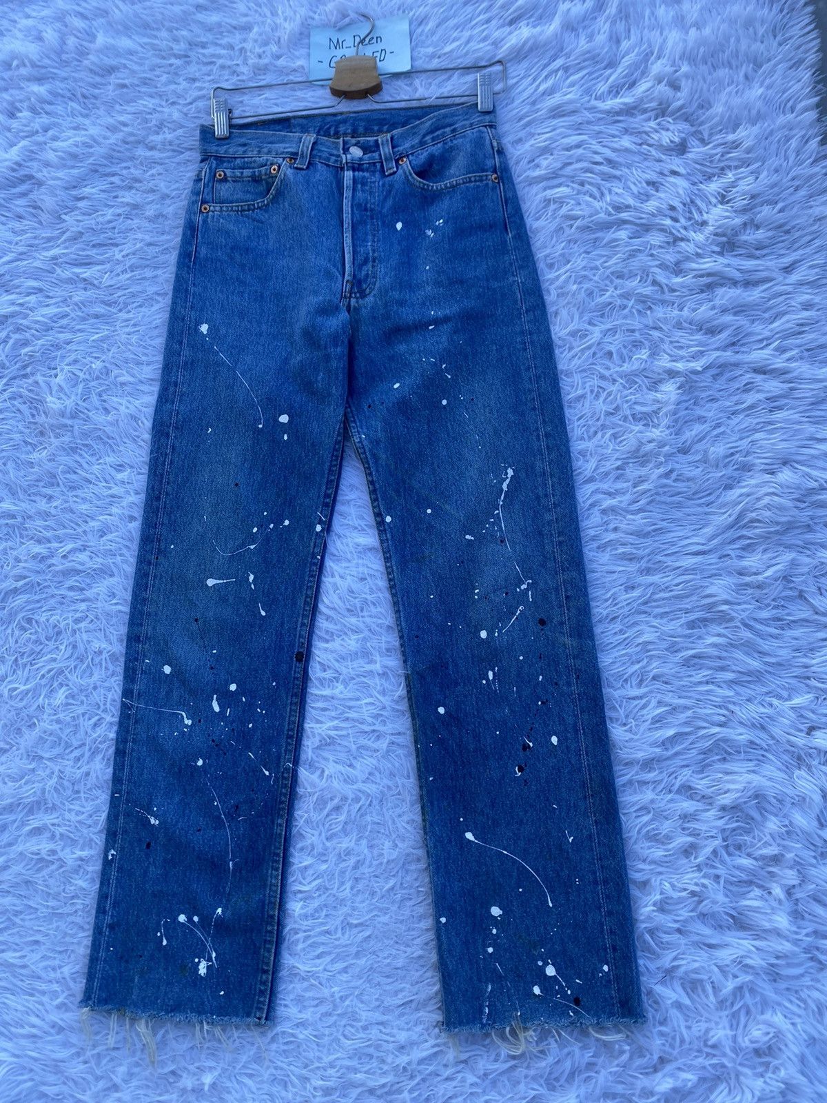 Levi's Rare Vintage Levi’s 501 Paints Splatter Denim Jeans Size US 28 / EU 44 - 3 Thumbnail
