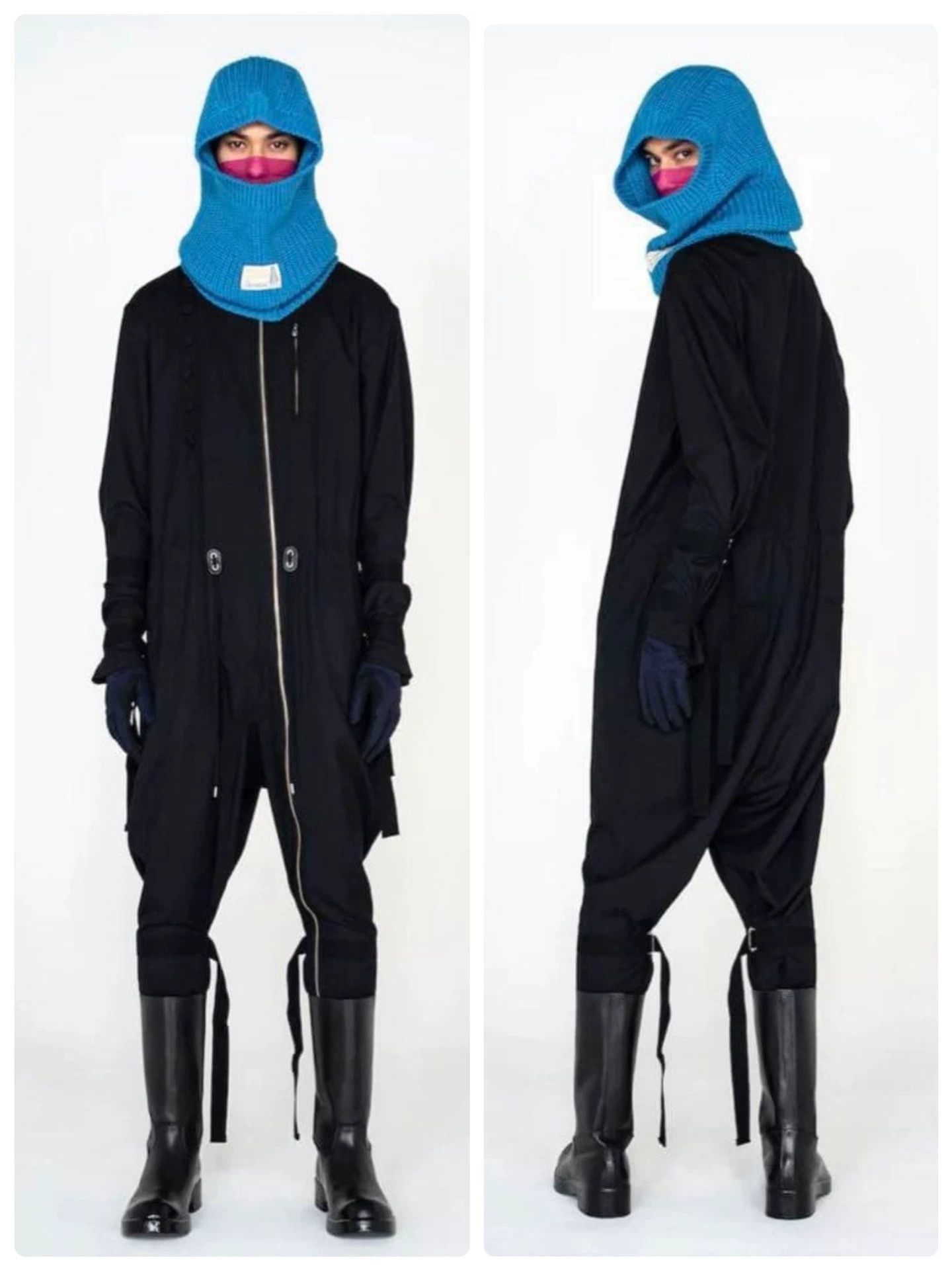 Takahiromiyashita The Soloist. TAKAHIROMIYASHITA The Soloist 2022FW sky blue balaclava Size ONE SIZE - 8 Thumbnail