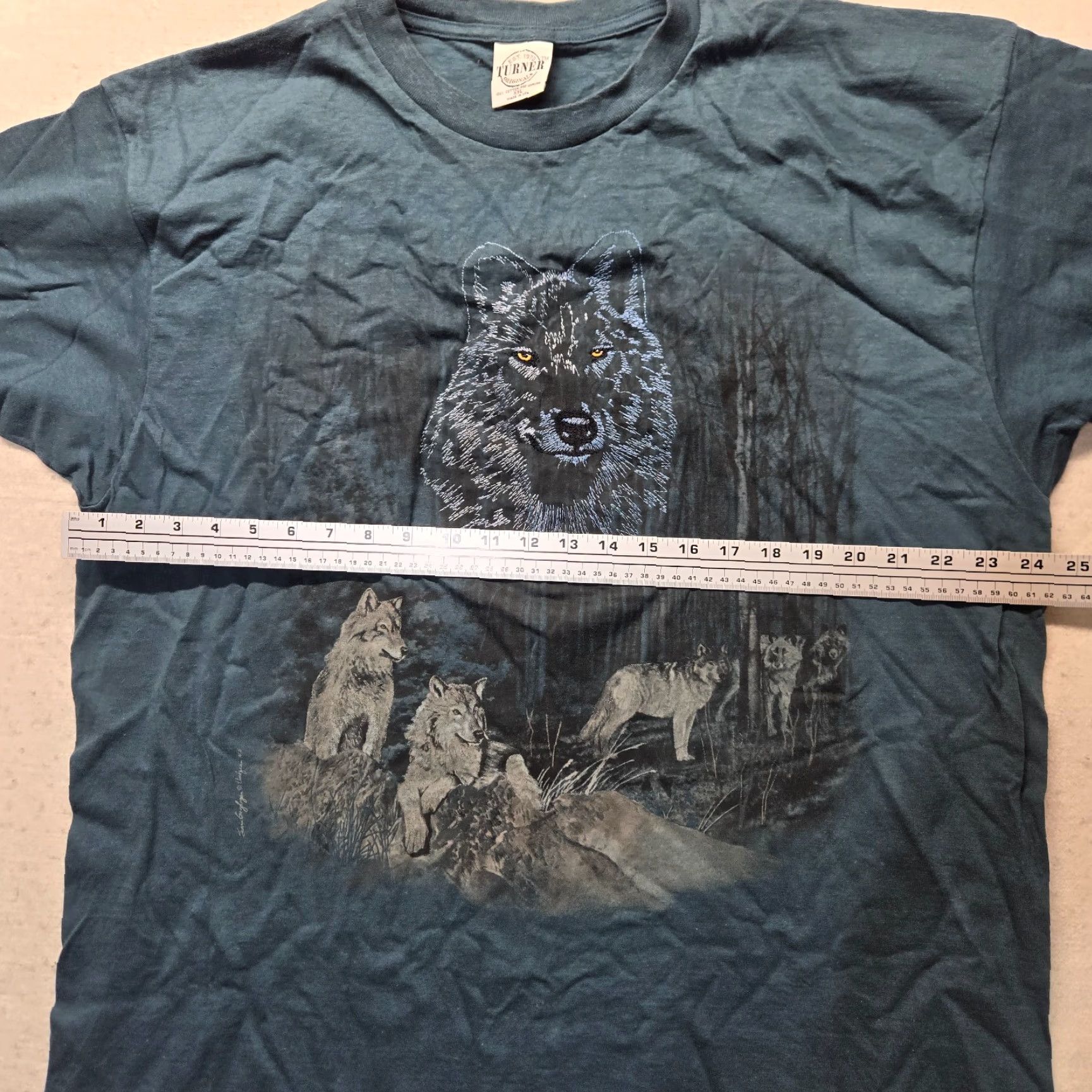 Vintage Turner Embroidered Blue Shirt T-Shirt Adult Men's 2XL XXL Size US XXL / EU 58 / 5 - 5 Thumbnail