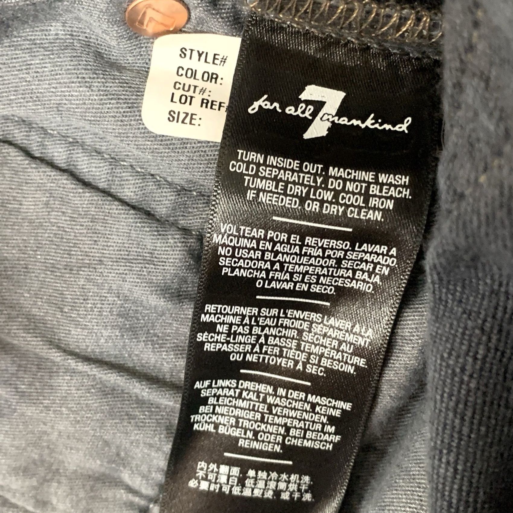 7 For All Mankind 7 For All Mankind Jeans Men 38x33 Dark Wash Straight Regular Jeans 7 For All Mankind Size US 38 / EU 54 - 5 Thumbnail