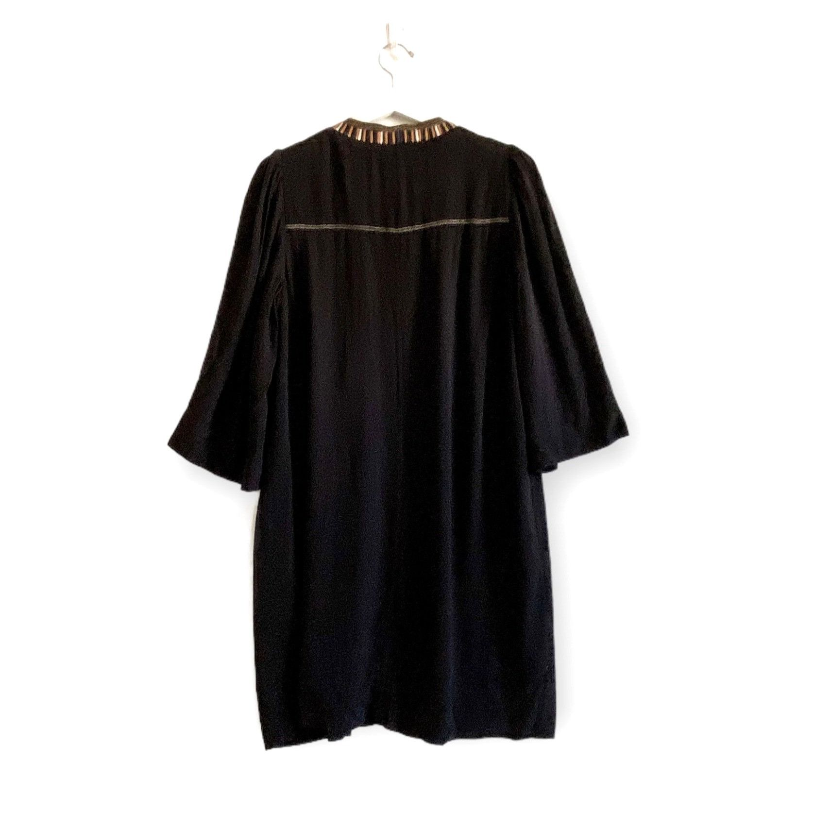 Isabel Marant Etoile ISABEL MARANT ETOILE Black Clara Dress with Embroideries and Size XS / US 0-2 / IT 36-38 - 2 Thumbnail
