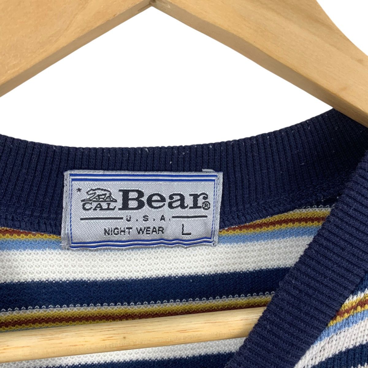 Other BEAR CALIFORNIA USA Outdoor Striped Tee Shirt Top Embroidere Size US L / EU 52-54 / 3 - 7 Thumbnail