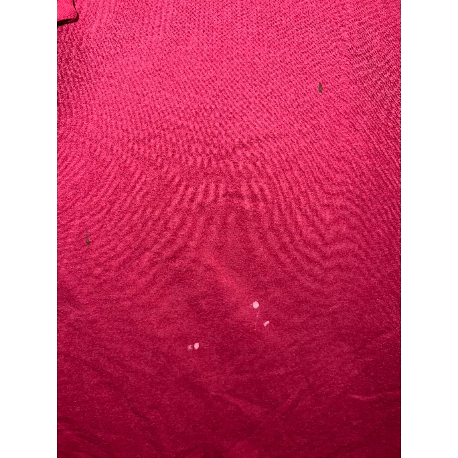 Vintage Vintage Red Blank Shirt Pocket Worn Single Stitched X-Large Size US XL / EU 56 / 4 - 5 Thumbnail