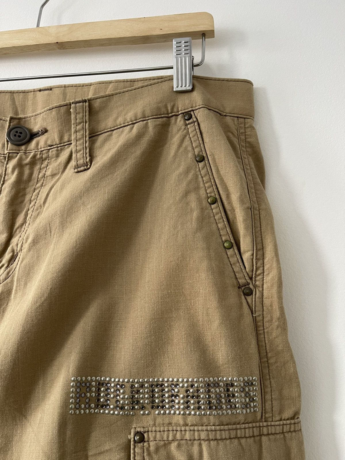 Seditionaries Rare Vintage RATTLE TRAP Japan Parachute Bondage Cargo Pant Size US 34 / EU 50 - 9 Thumbnail