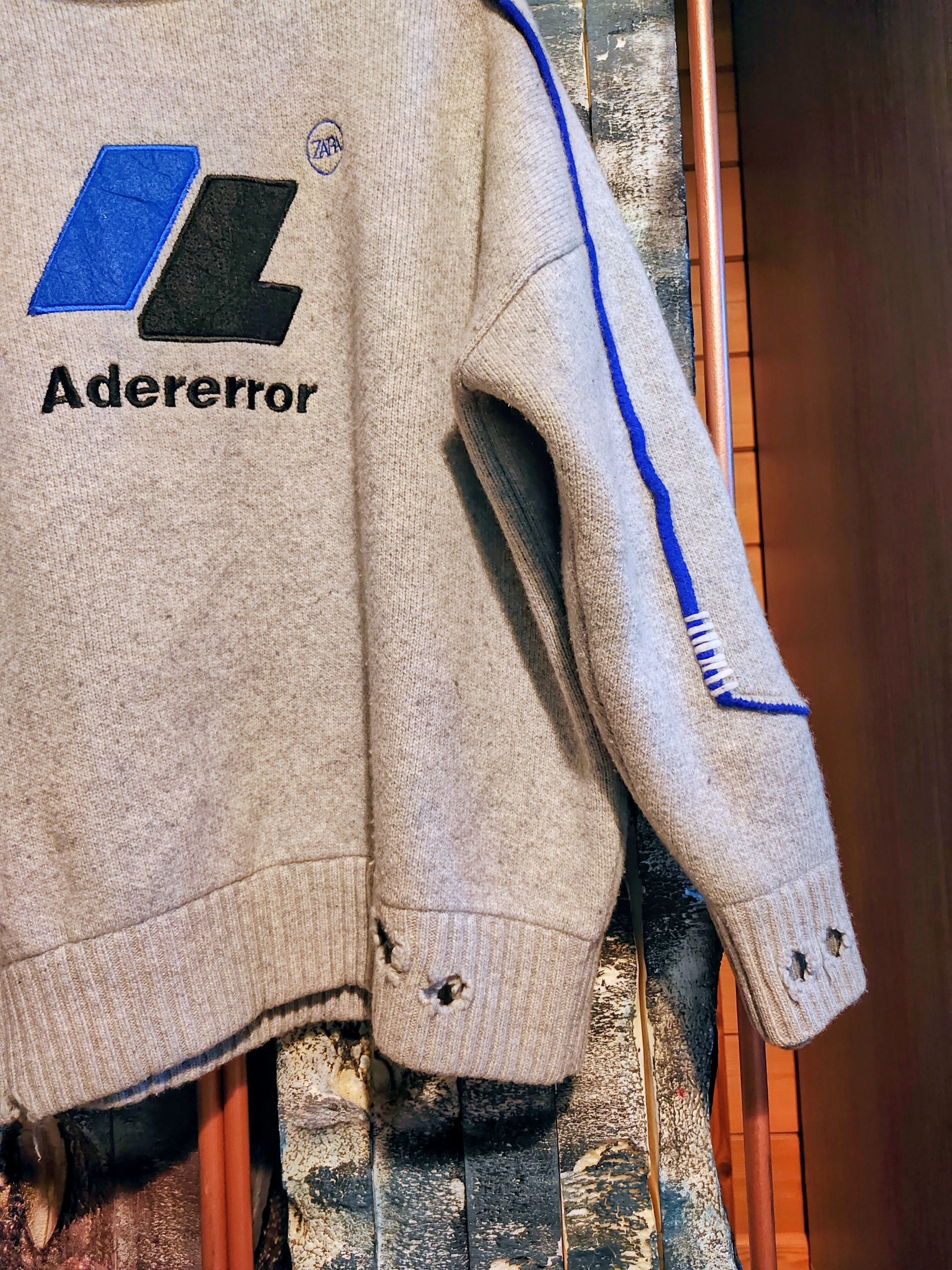 Ader Error × Zara ADER Error x Zara Distressed Sweater Size US M / EU 48-50 / 2 - 2 Thumbnail