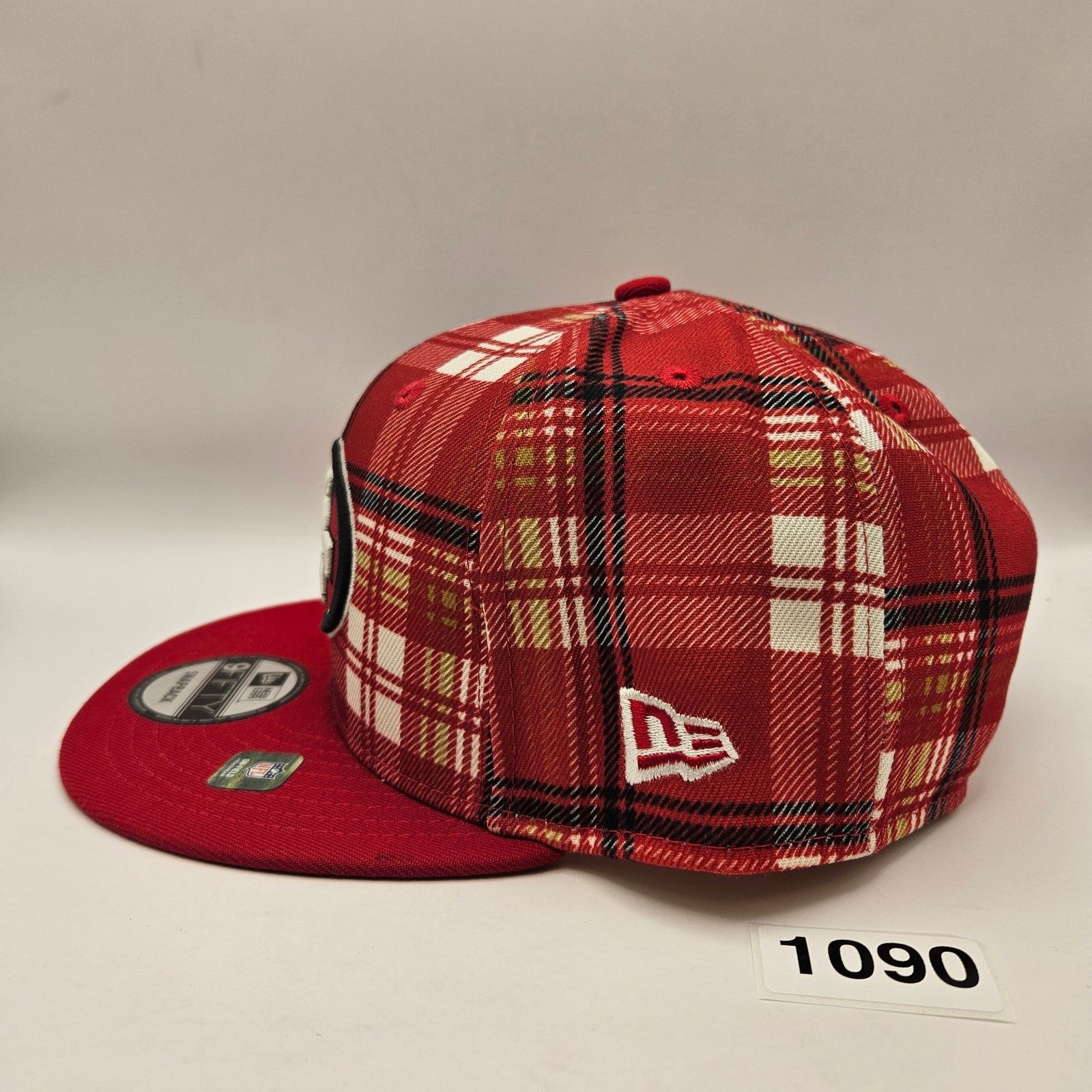 New Era NEW ERA X SAN FRANCISCO 49ERS NFL PLAID RED SNAPBACK HAT NWT Size ONE SIZE - 3 Thumbnail