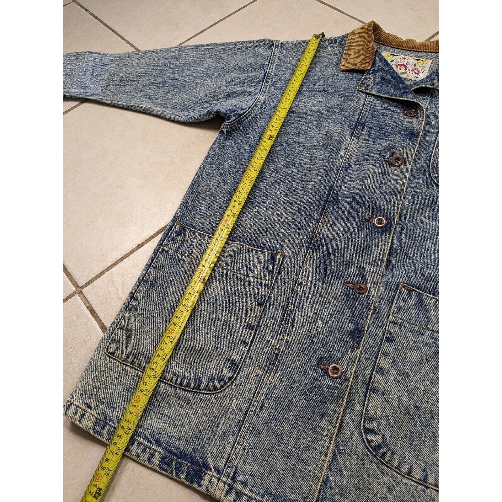 Lee Vtg NWT Lee Denim Rider Jacket Long Railroad Farm Chore Coat Size US M / EU 48-50 / 2 - 13 Thumbnail