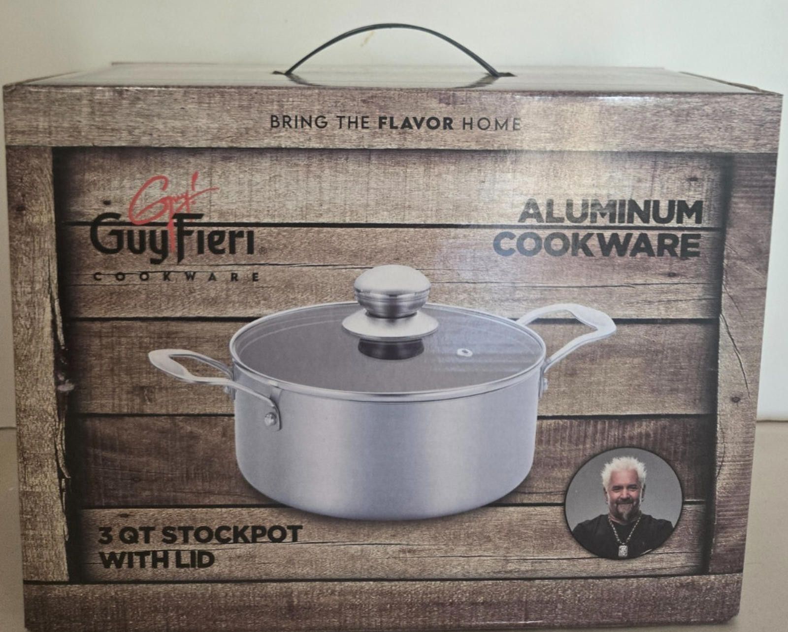 Other Guy Fieri Cookware 3 Quart Stockpot w/ Lid Non Stick NEW Size ONE SIZE - 1 Thumbnail